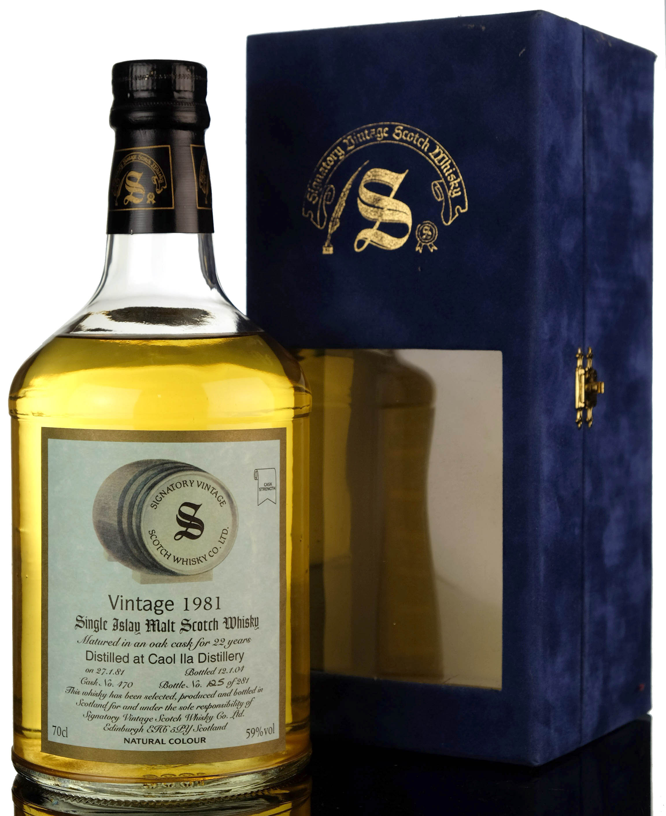 Caol Ila 1981 - 2004 22 Signatory Vintage