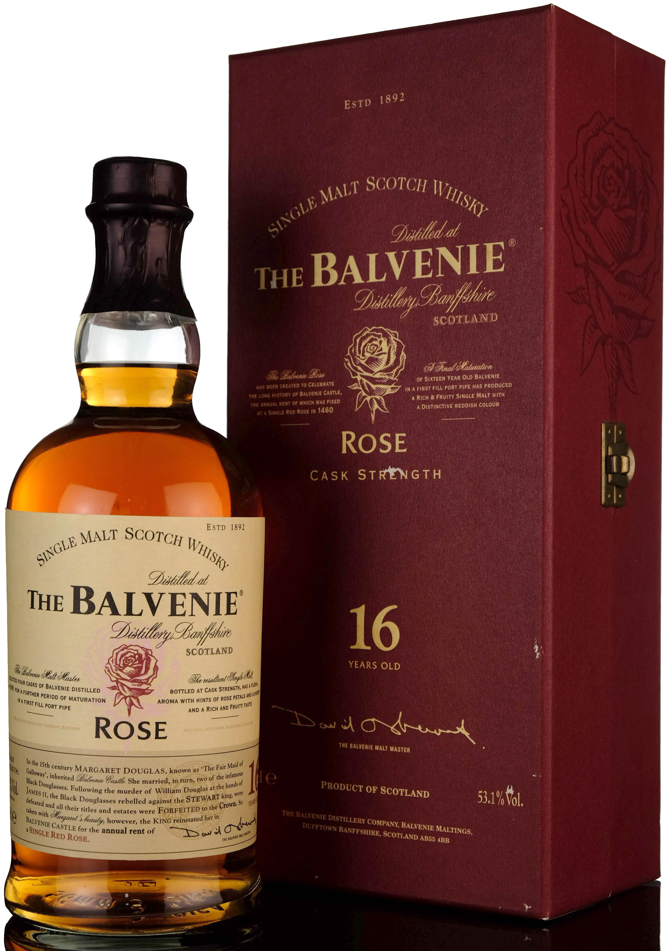 Balvenie Rose  1991-2009 - 16 Year Old -First Release  53.1%