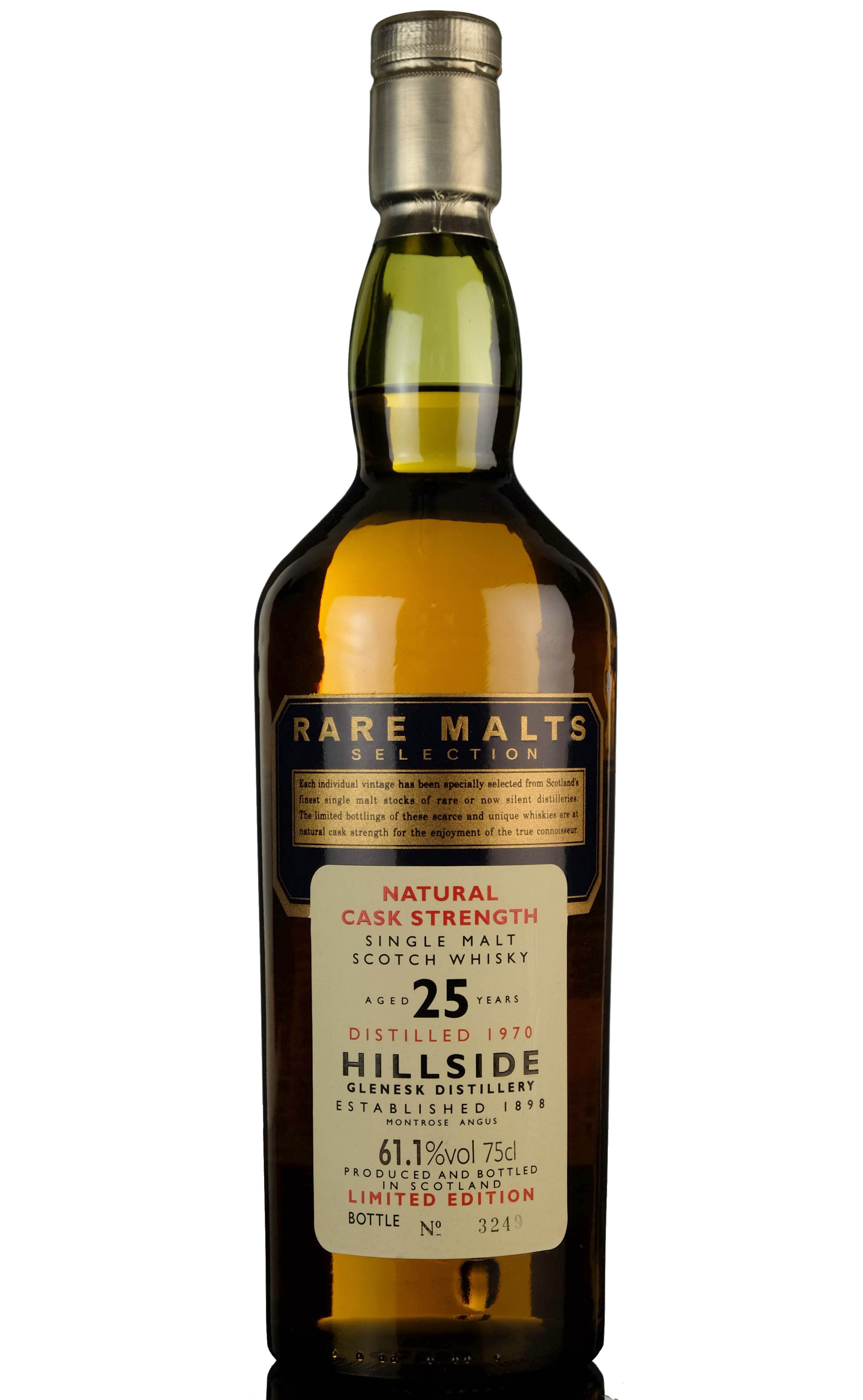 Hillside 1970 - 25 Year Old - Rare Malts 61.1%