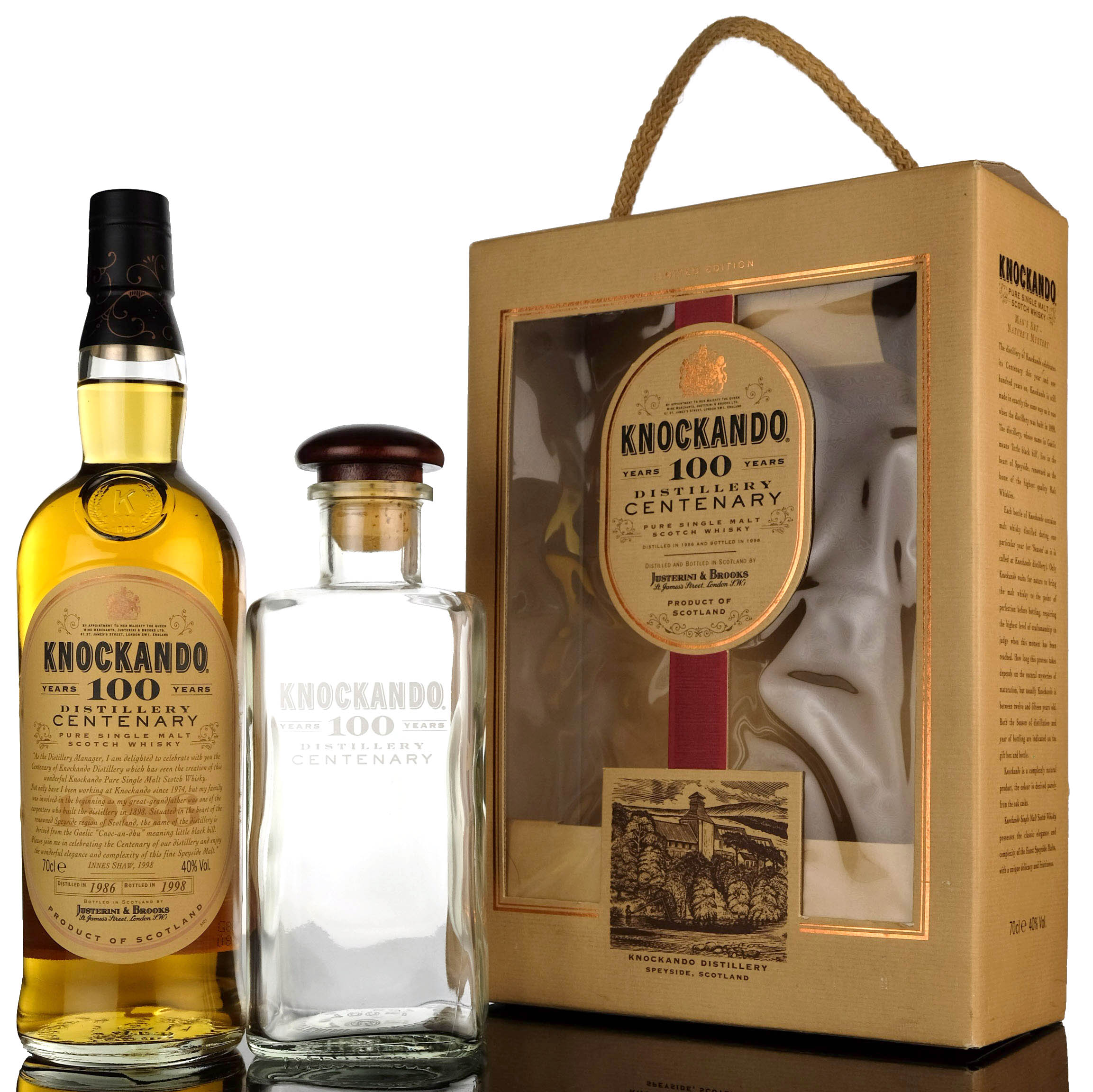 Knockando 1986 - 1998 Distillery Centenary Presentation Set