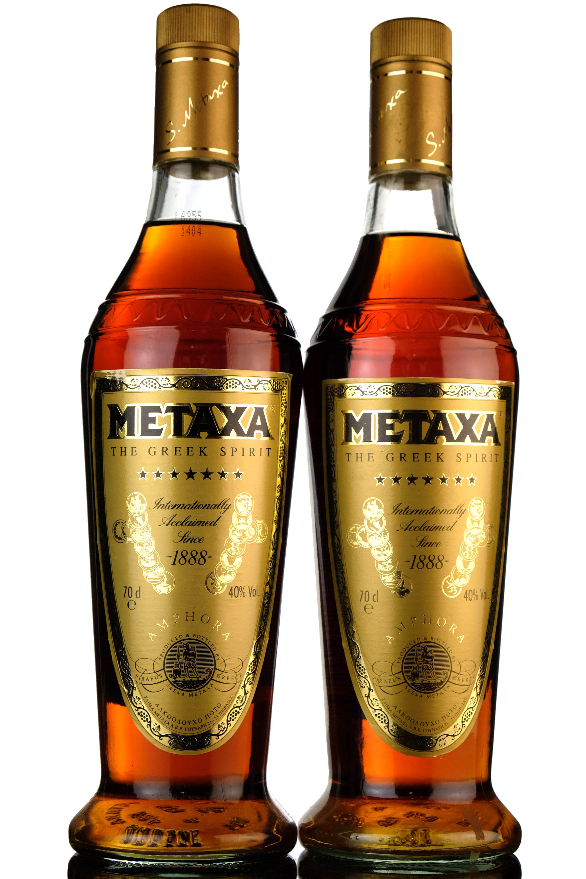 2 x Metaxa Brandy