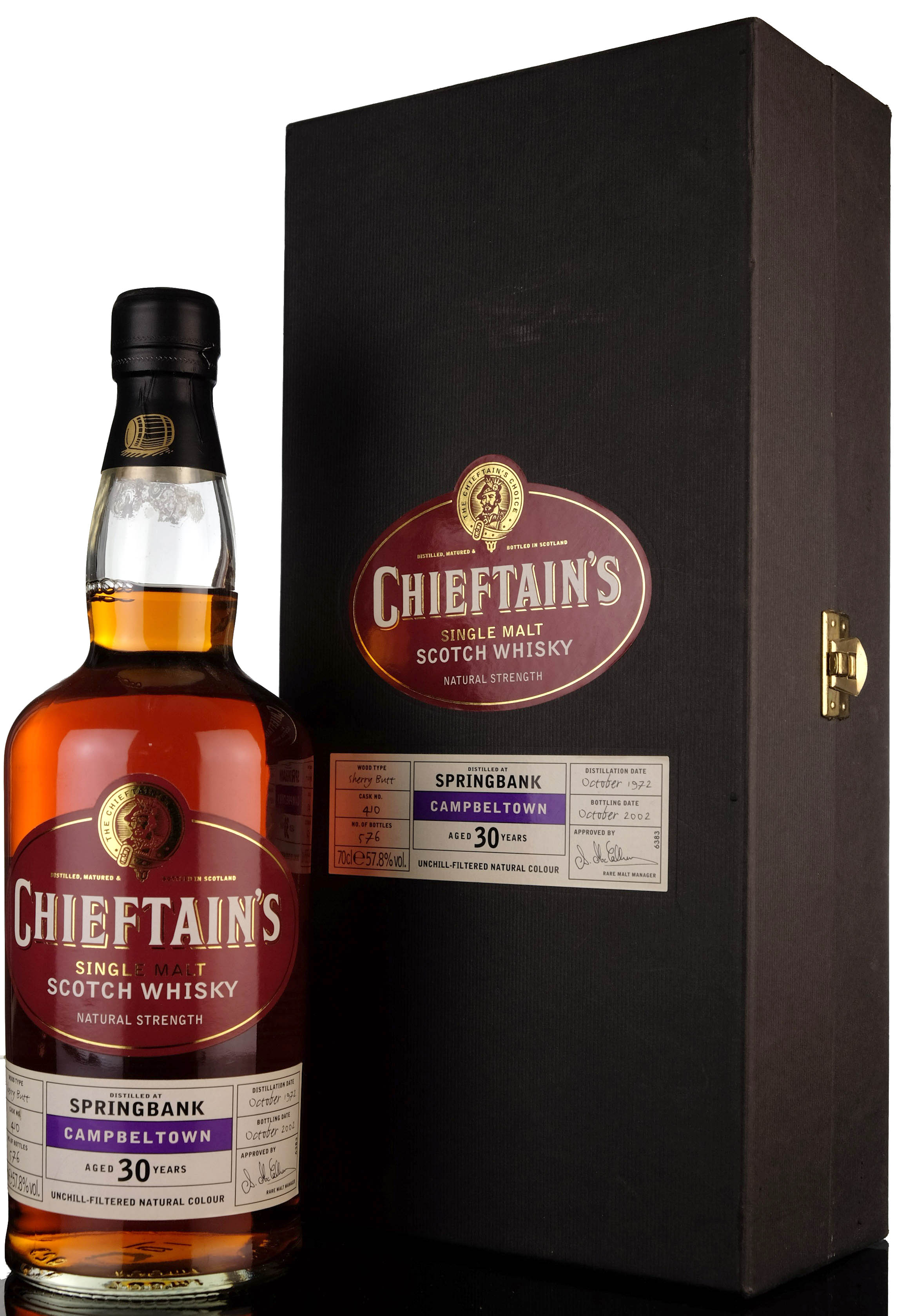 Springbank 1972 - 2002 30 Chieftains Choice