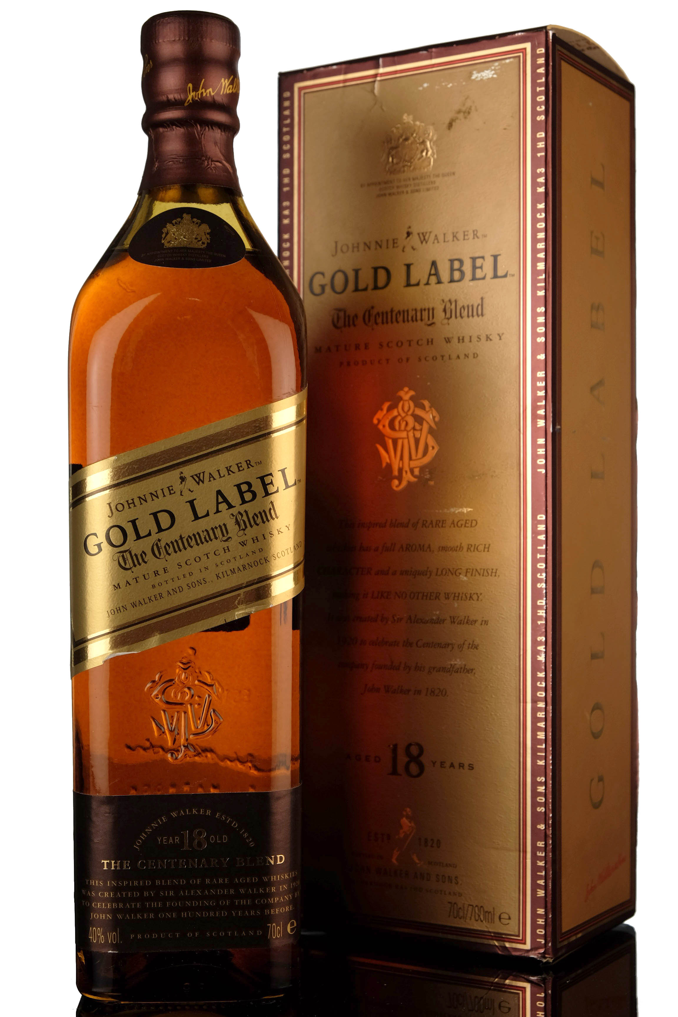 Johnnie Walker 18 Year Old - Gold Label - The Centenary Blend