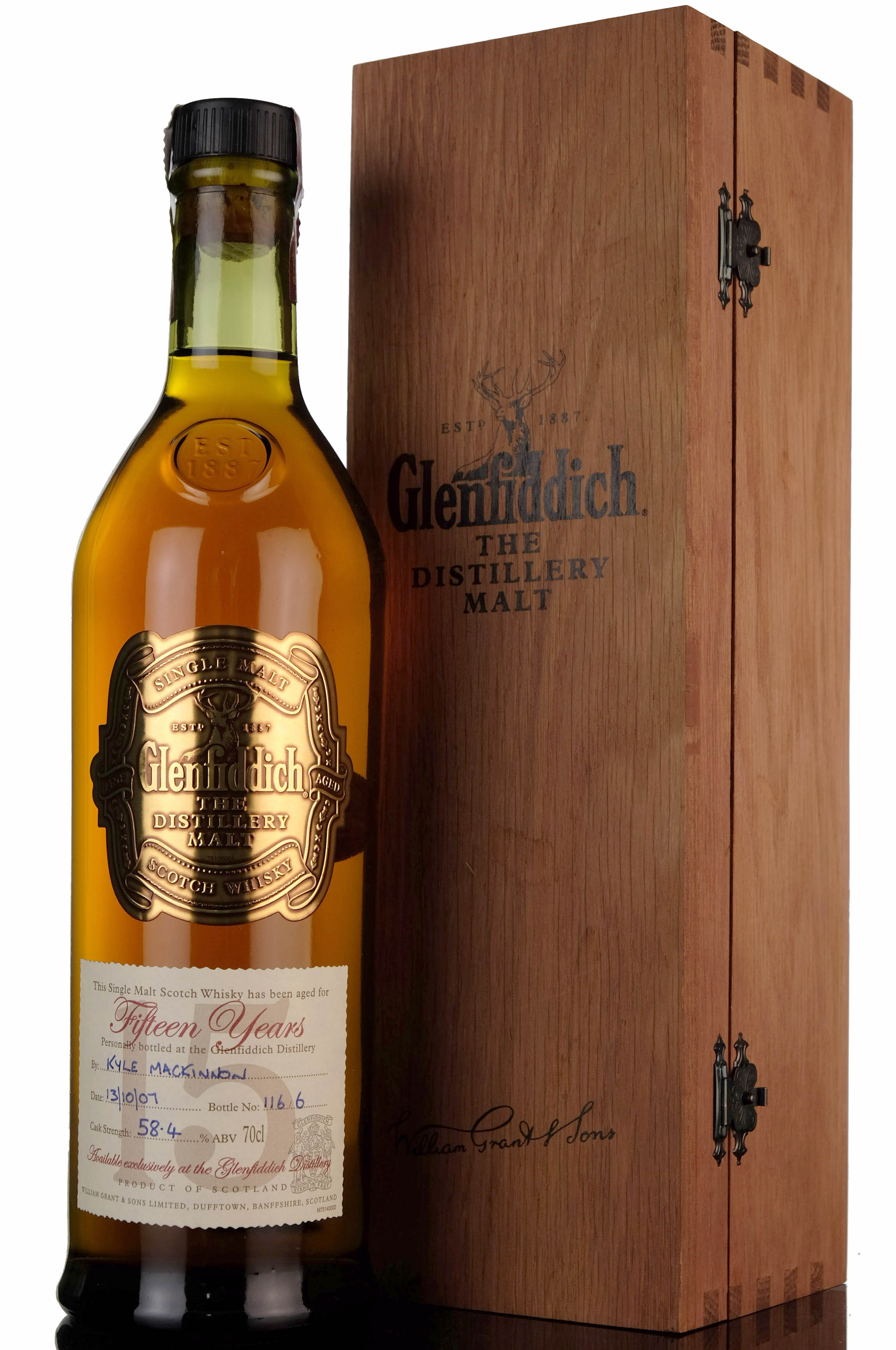 Glenfiddich 15 Year Old - Hand Filled
