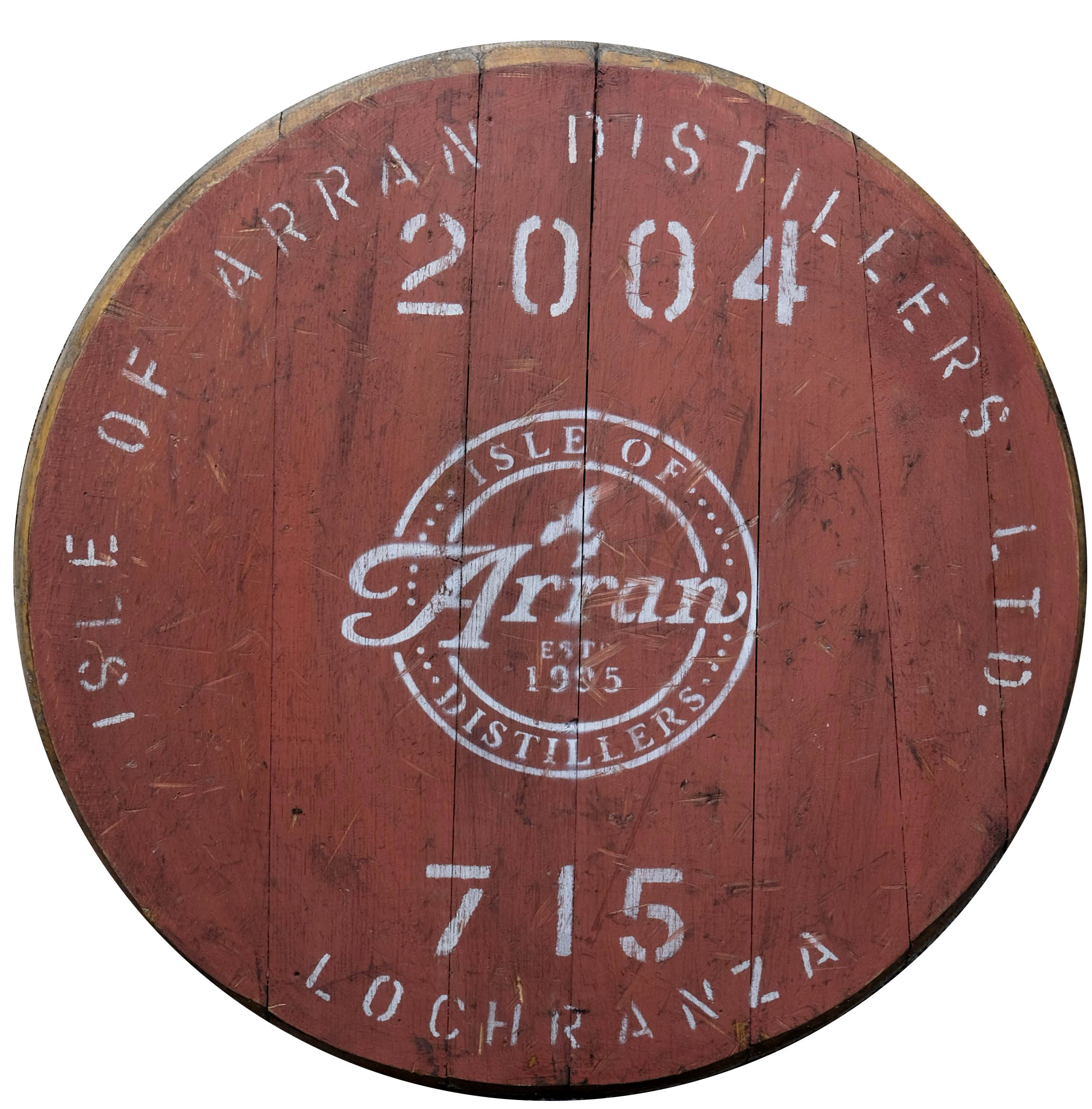 Arran Branded Cask End