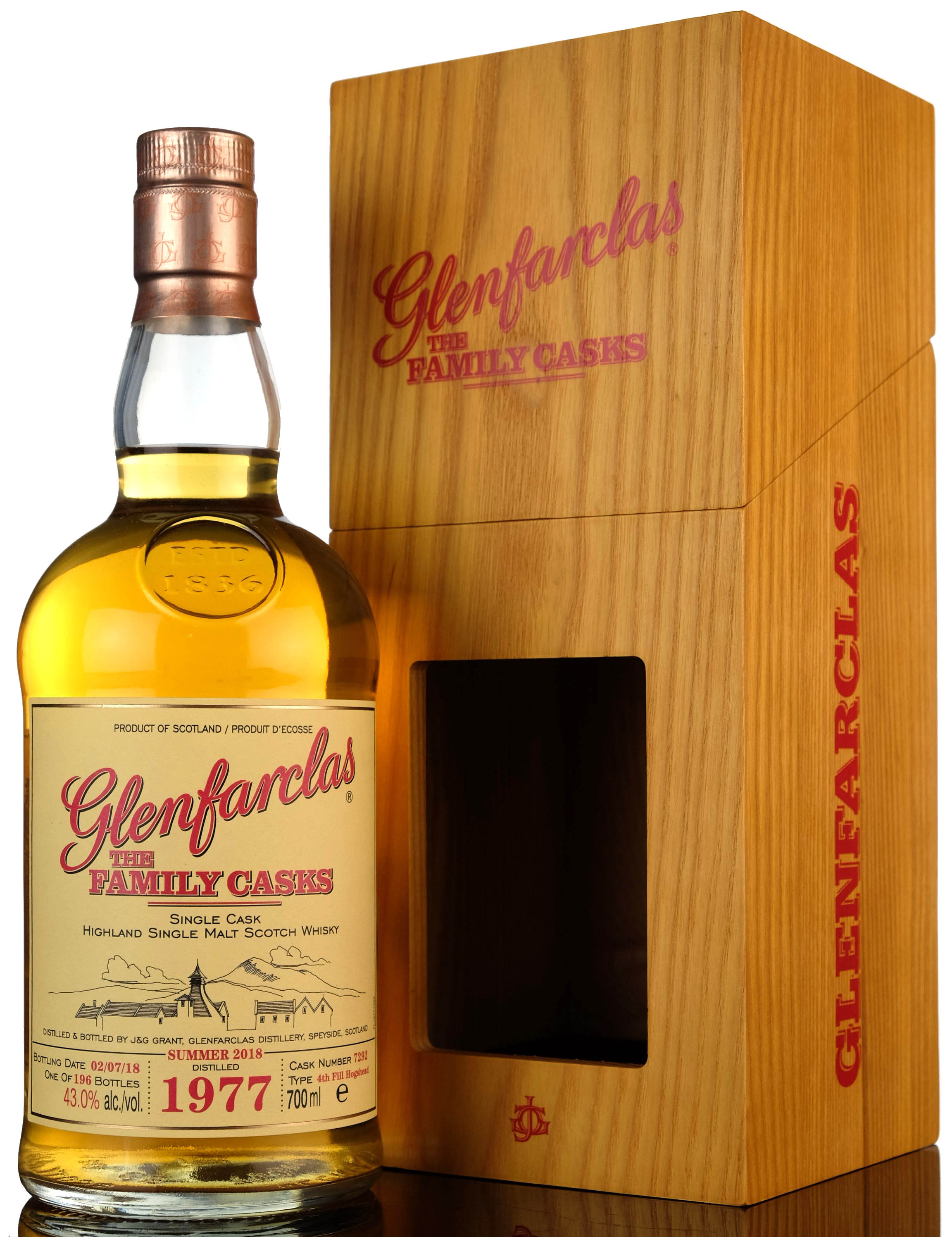 Glenfarclas 1977-2018 - The Family Casks 7292