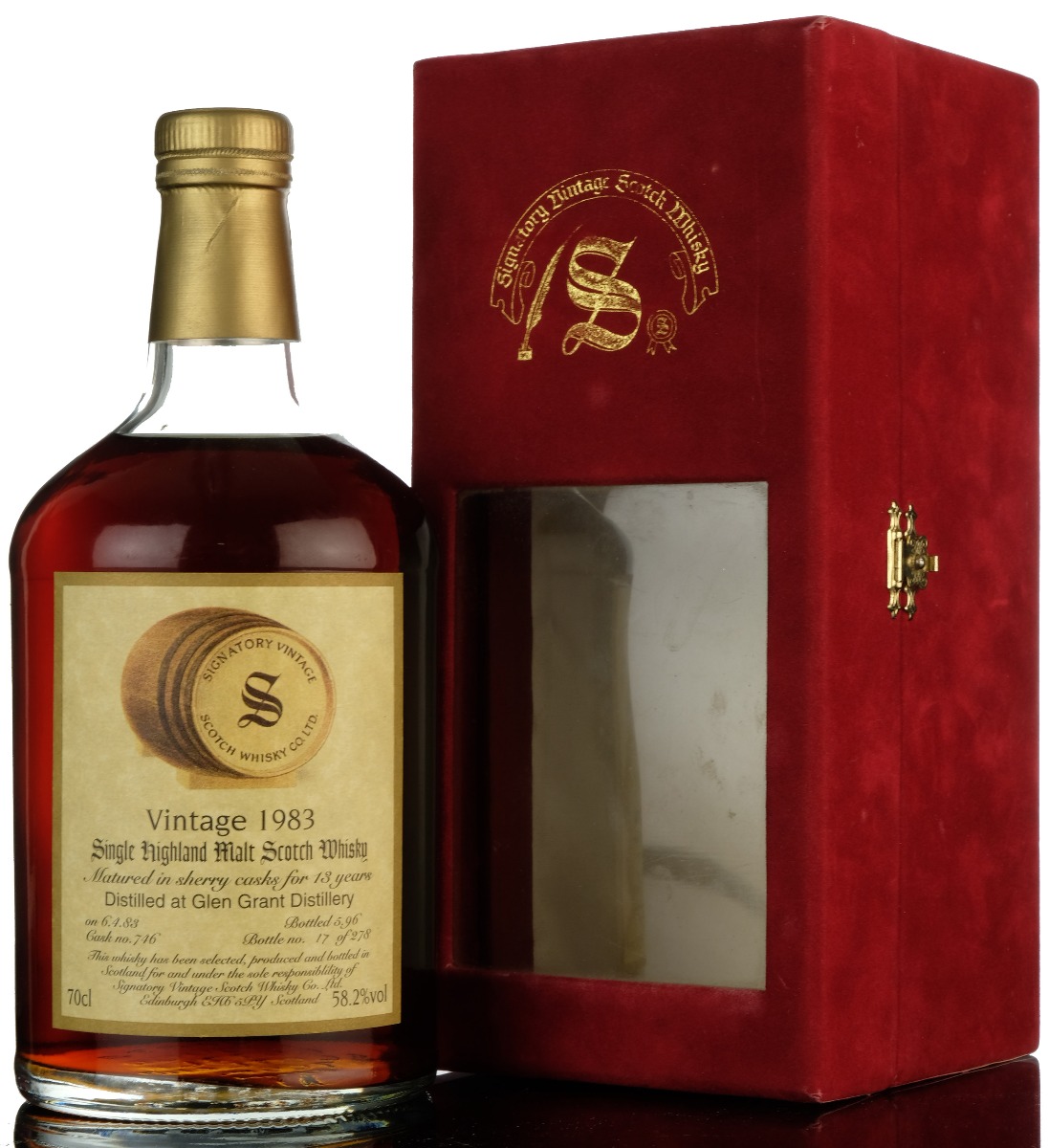 Glen Grant 1983-1996 - 13 Year Old - Signatory Vintage