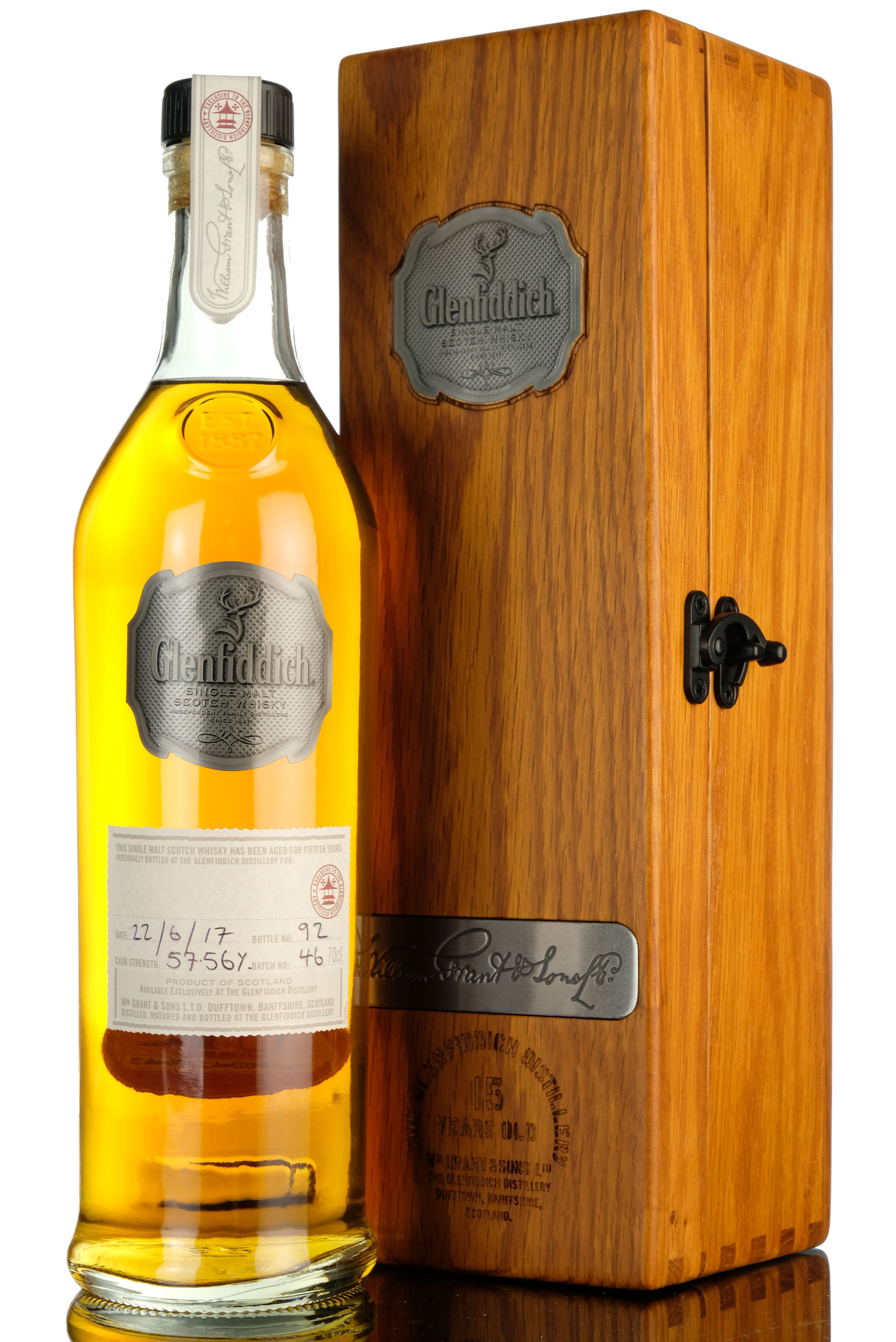 Glenfiddich 15 Year Old - Hand Filled