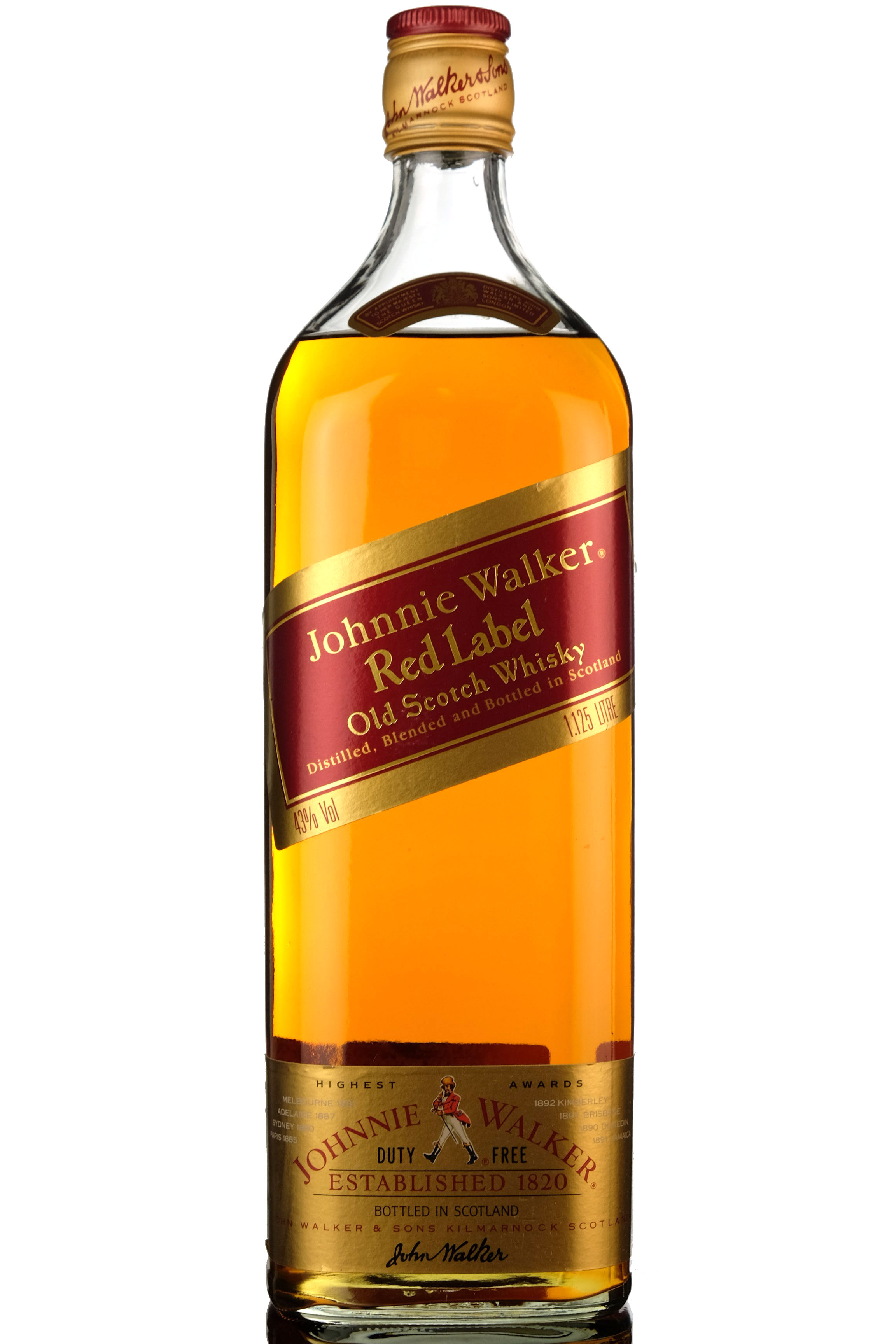 Johnnie Walker Red Label - 1980s - 1.125 Litres