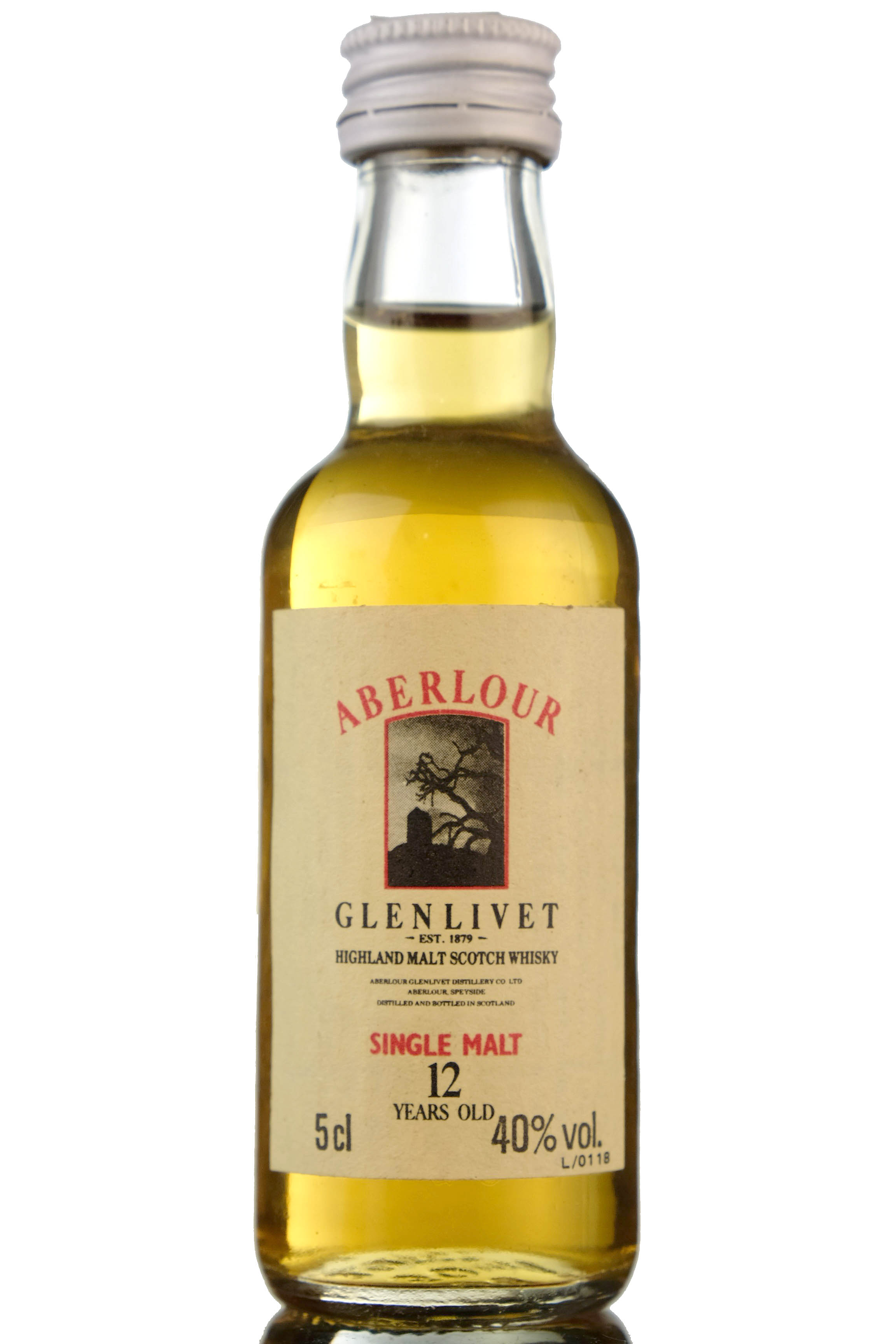 Aberlour-Glenlivet 12 Year Old Miniature - Circa 1990