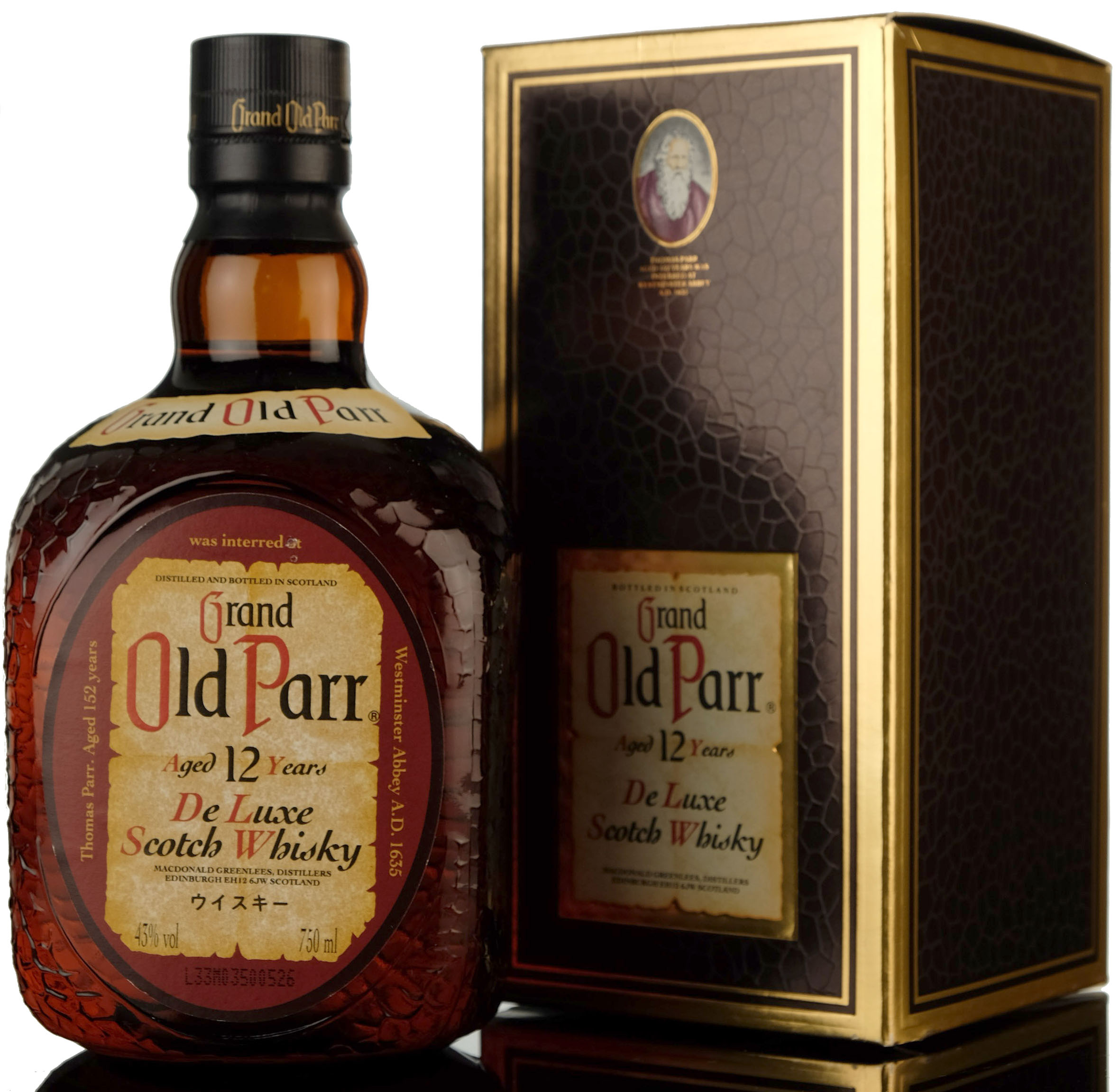 Grand Old Parr 12 Year Old - 1980s