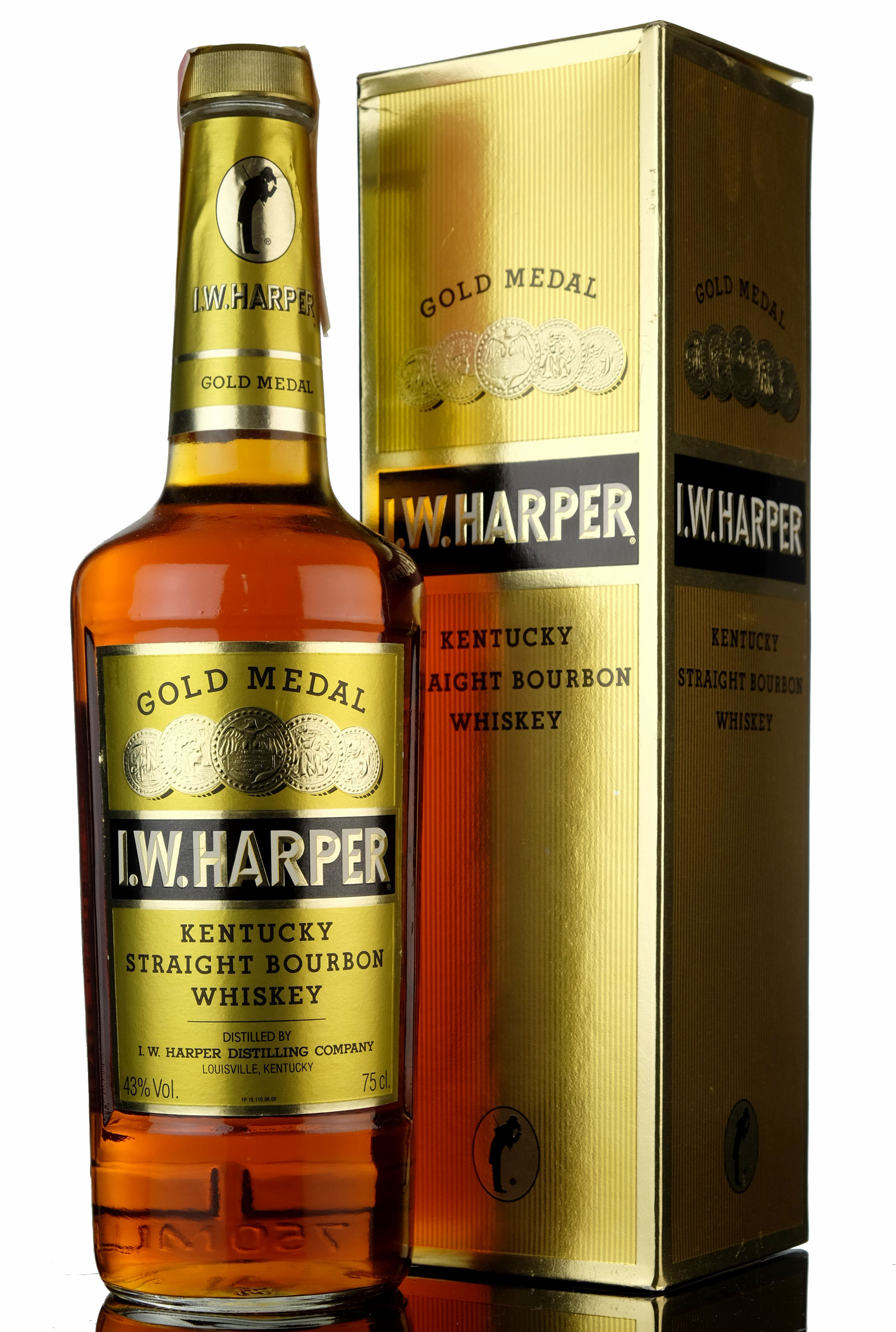 I.W Harper Gold Medal - Kentucky Straight Bourbon Whiskey