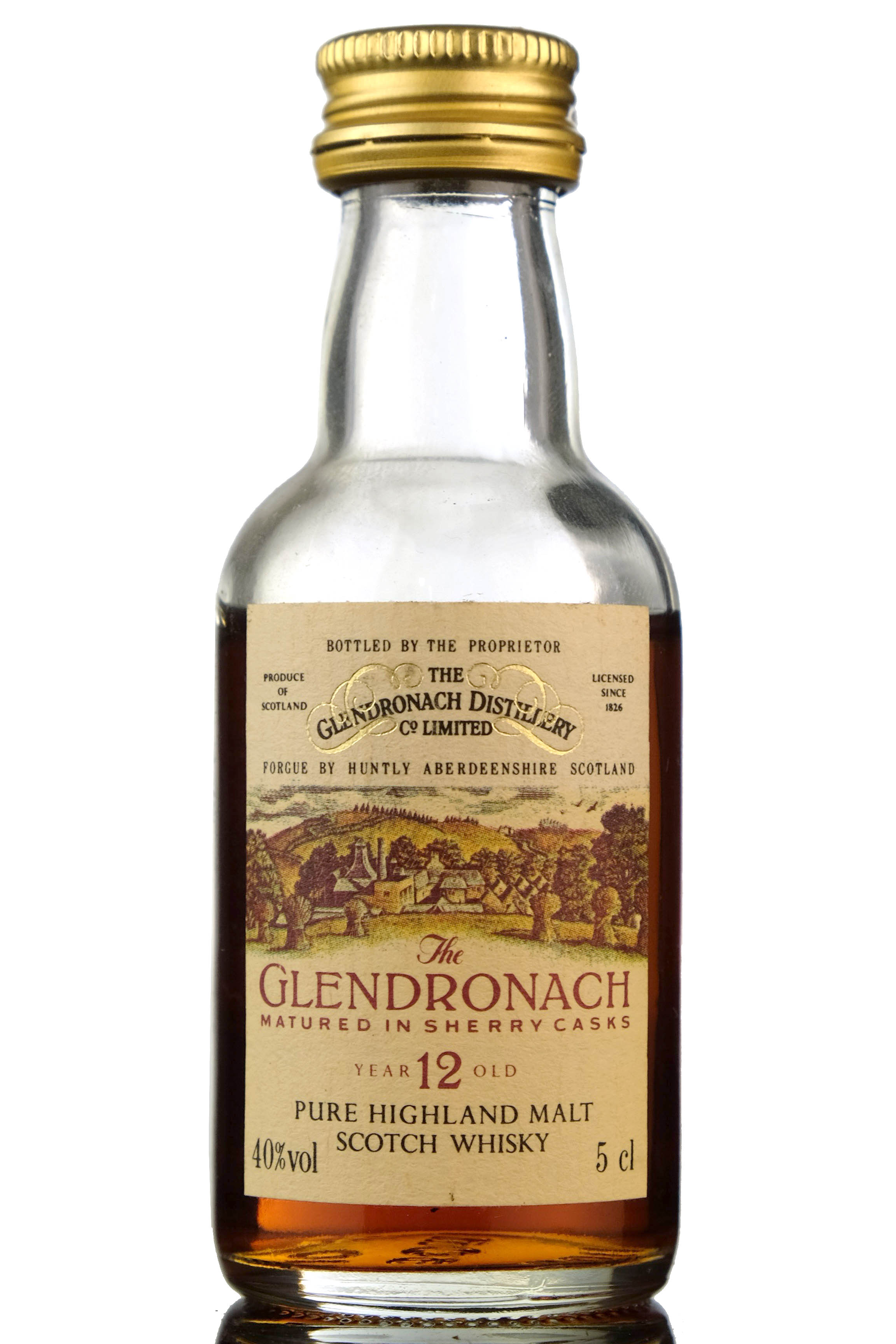 Glendronach 12 Year Old Miniature