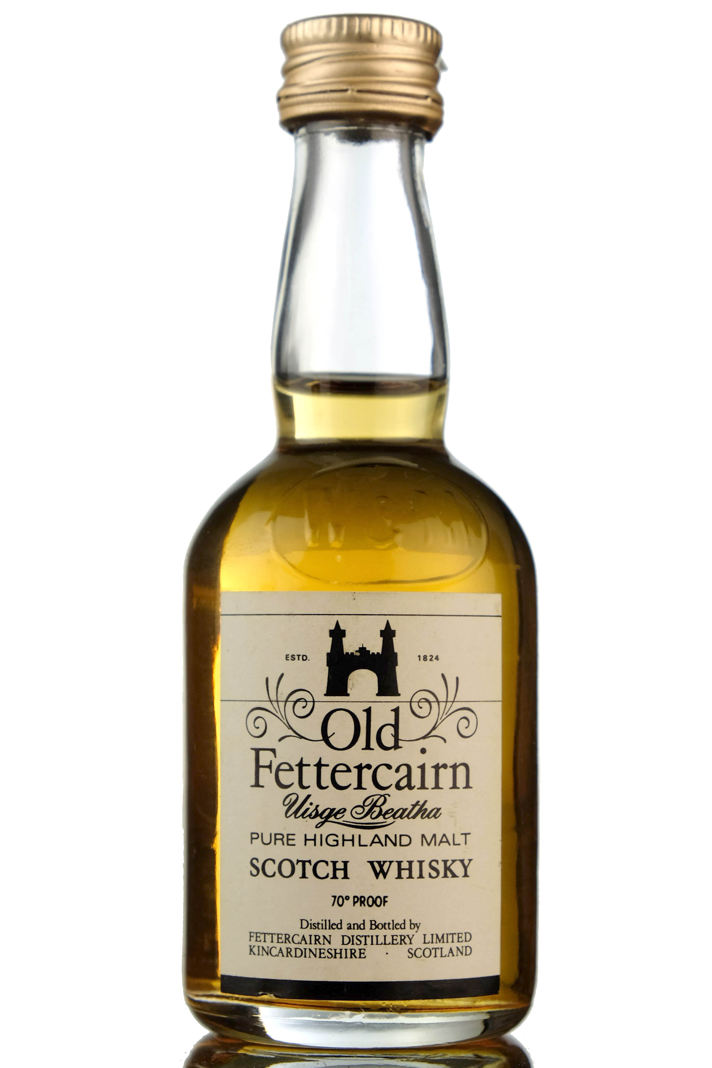 Old Fettercairn 70 Proof Miniature