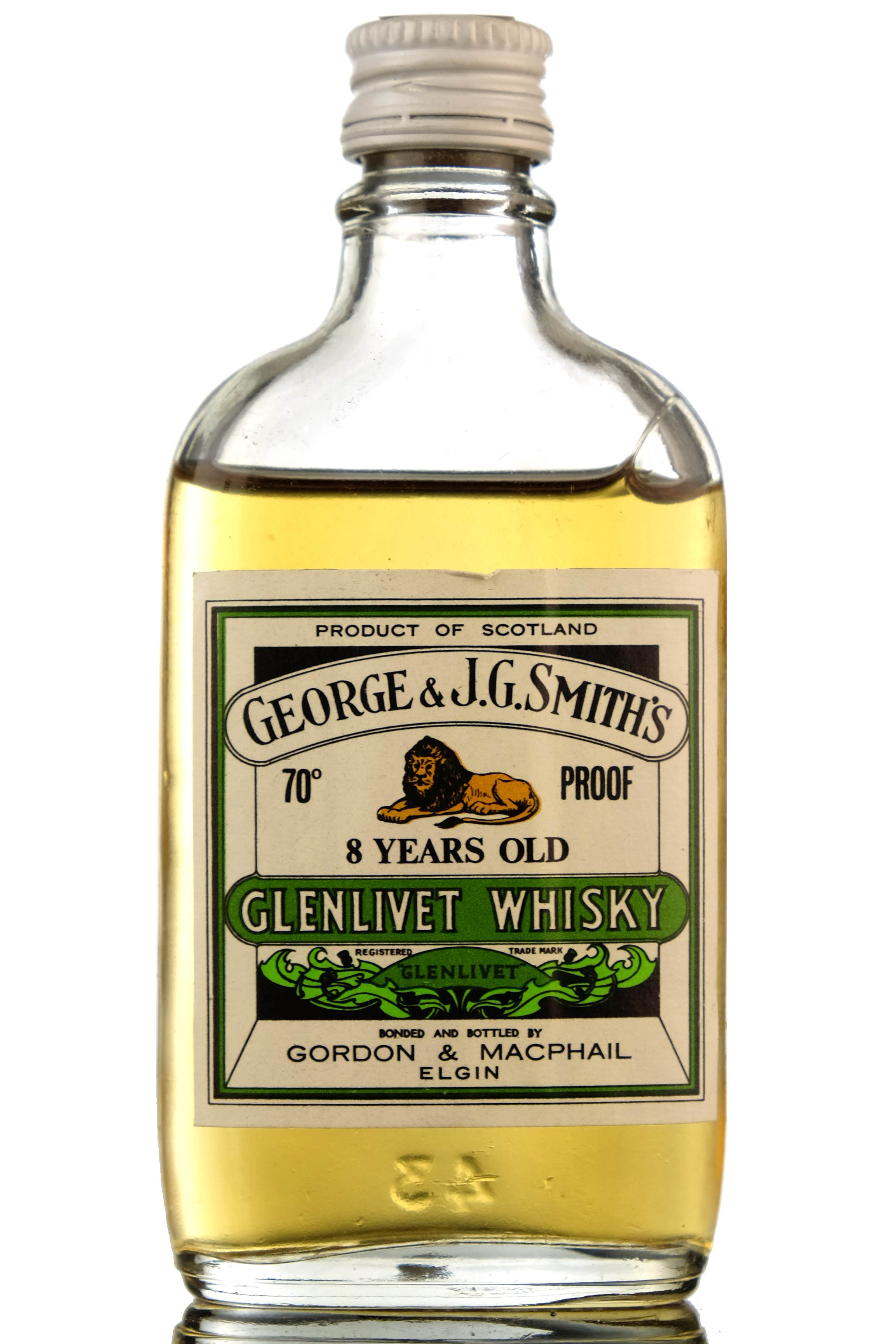 Glenlivet 8 Year Old - 70 Proof - Gordon & MacPhail Miniature