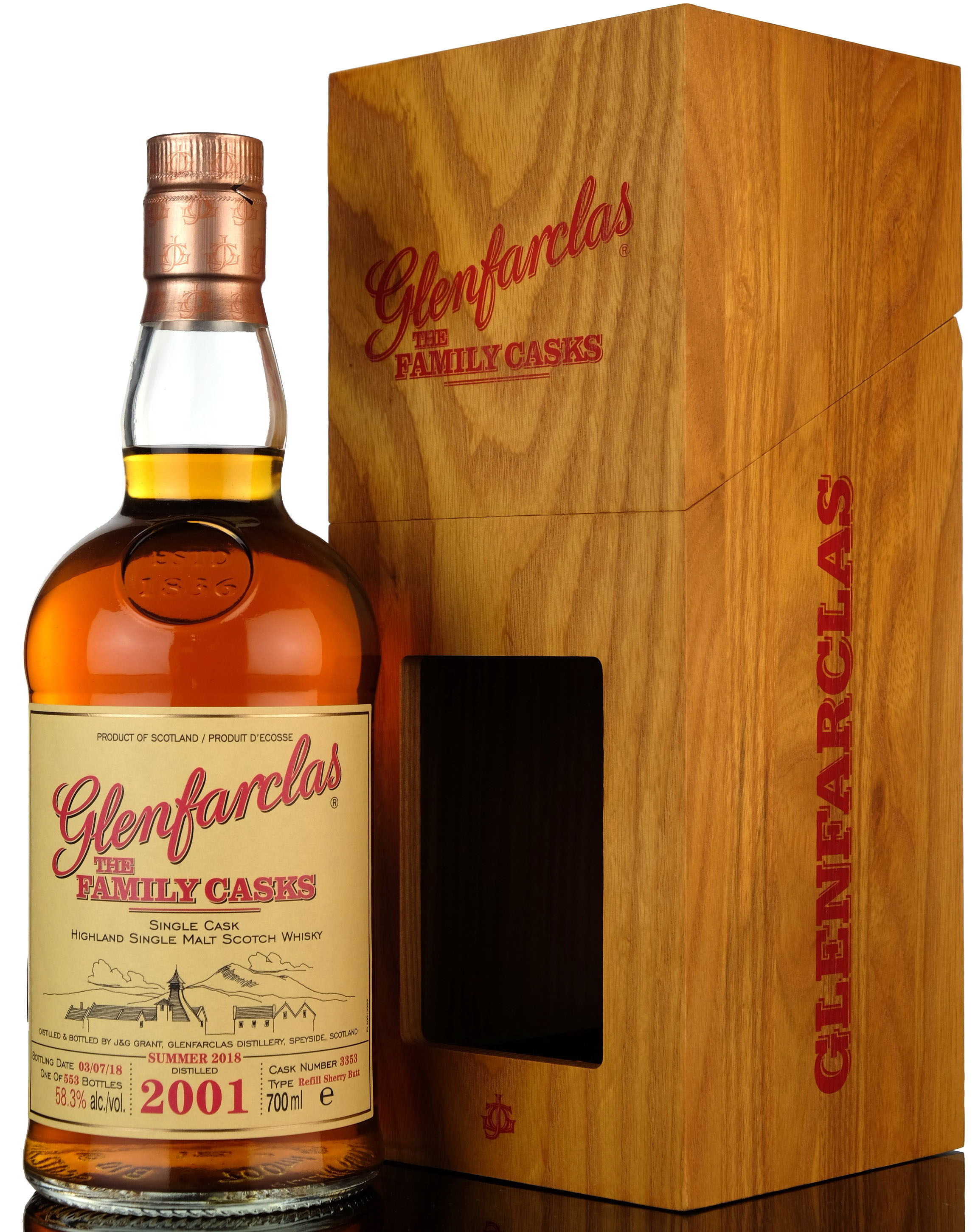 Glenfarclas 2001-2018 - The Family Casks 3353