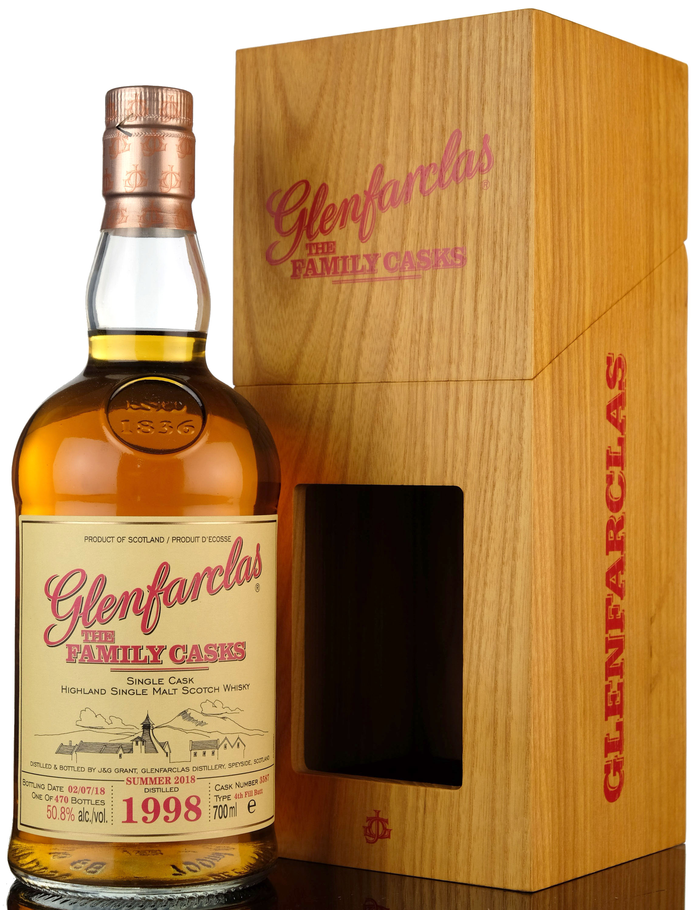 Glenfarclas 1998-2018 - The Family Casks 3587