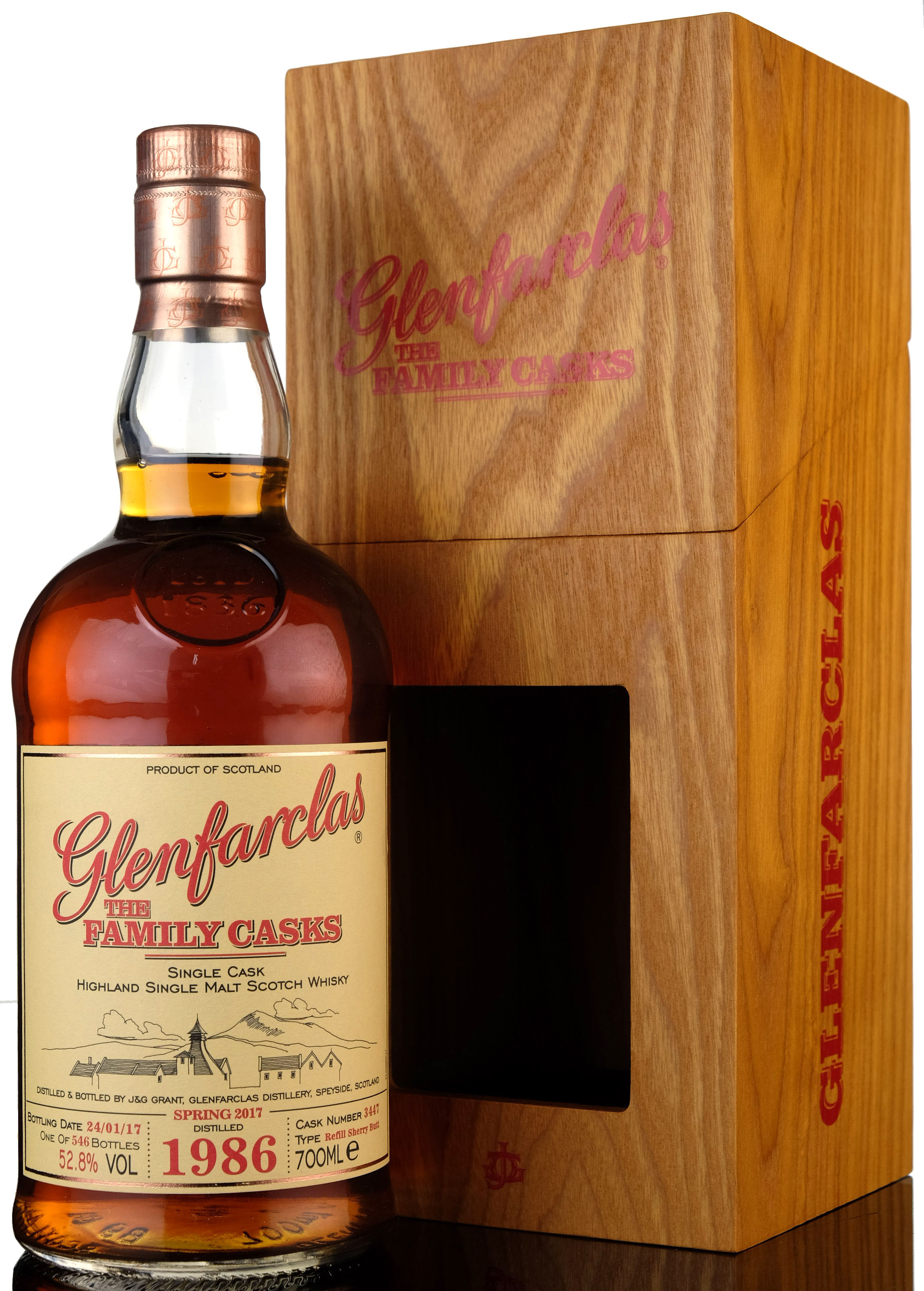 Glenfarclas 19862017 The Family Casks 3447