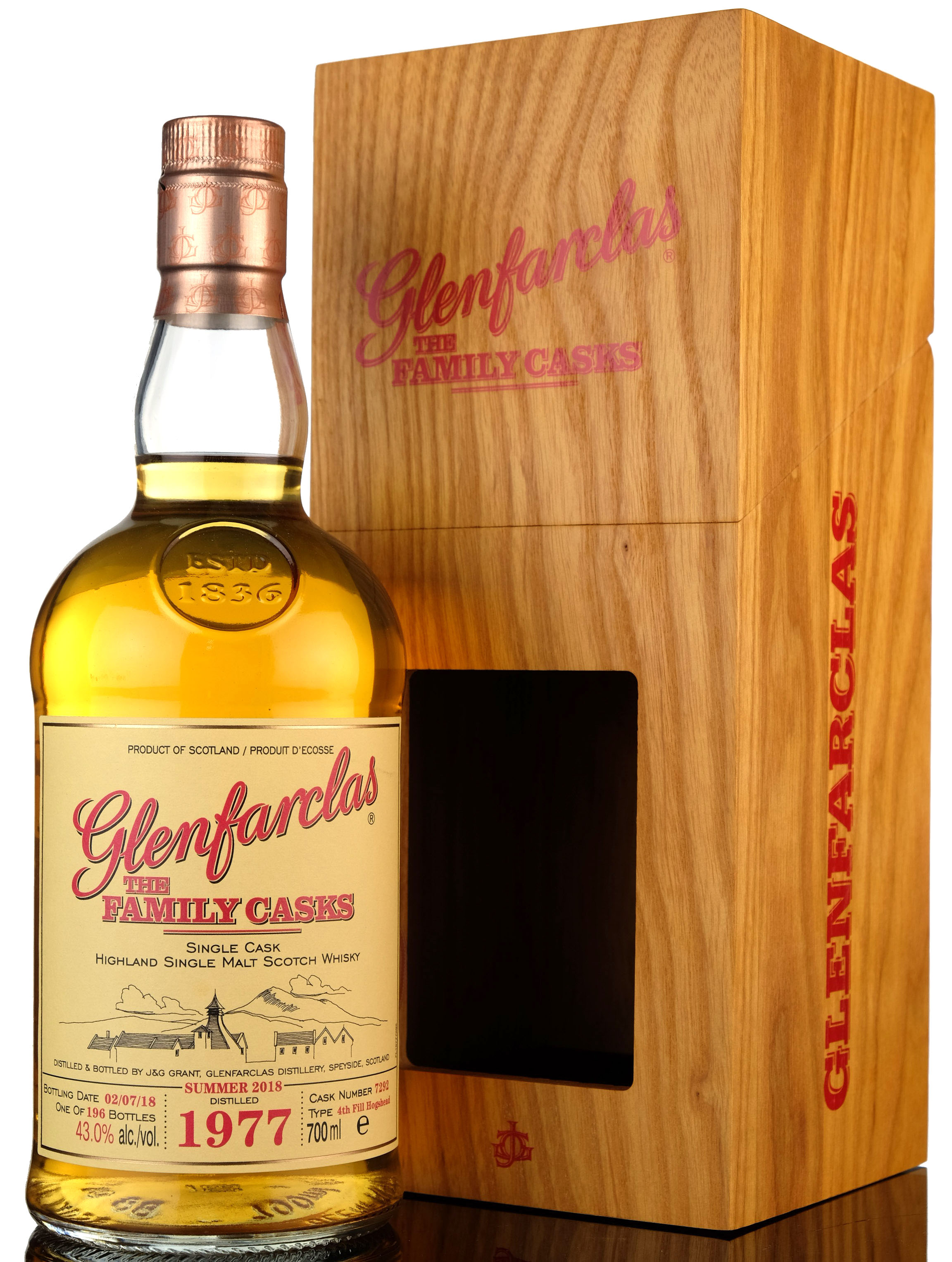 Glenfarclas 1977-2018 - The Family Casks 7292