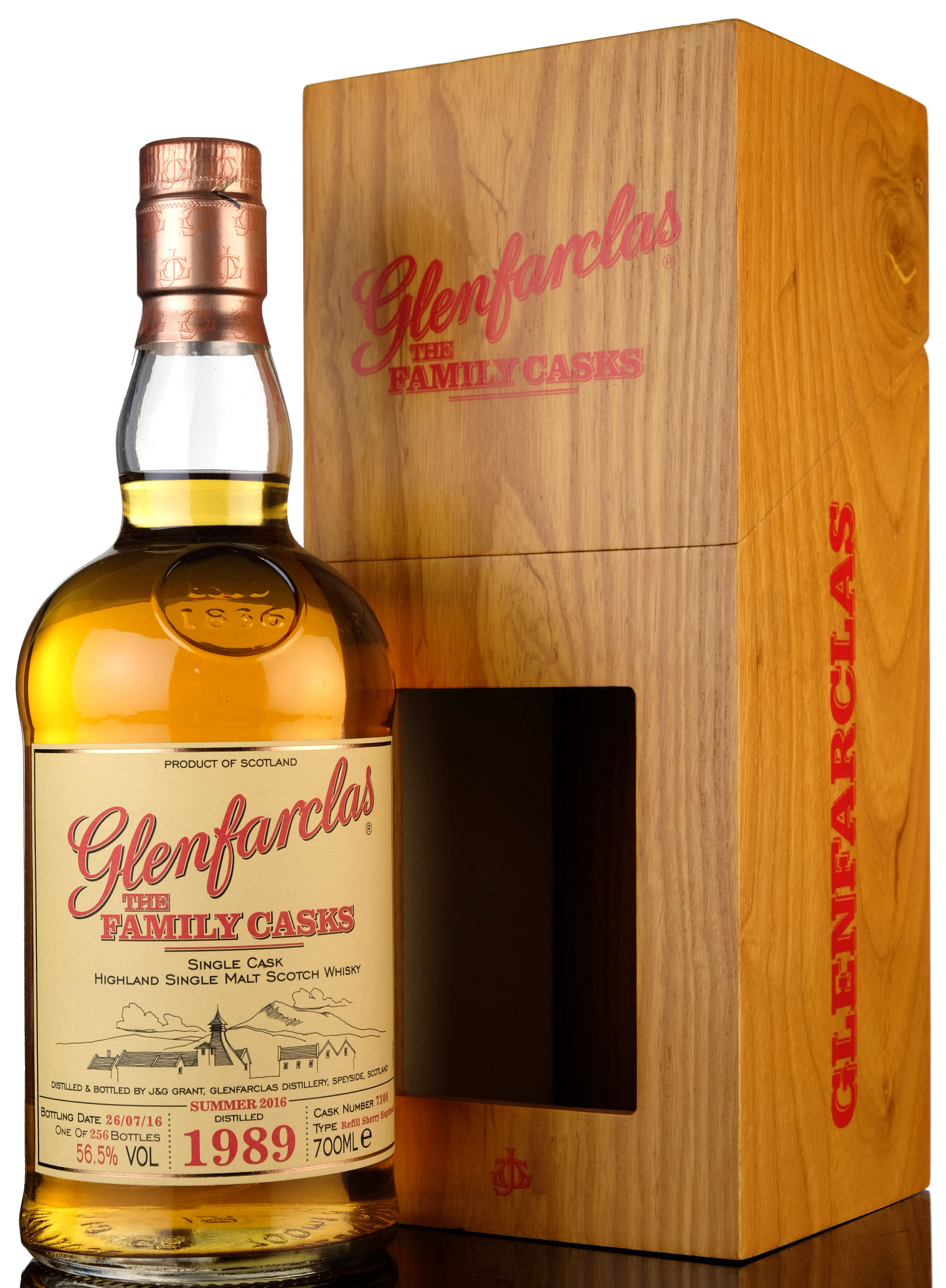 Glenfarclas 1989-2016 - The Family Casks 7300