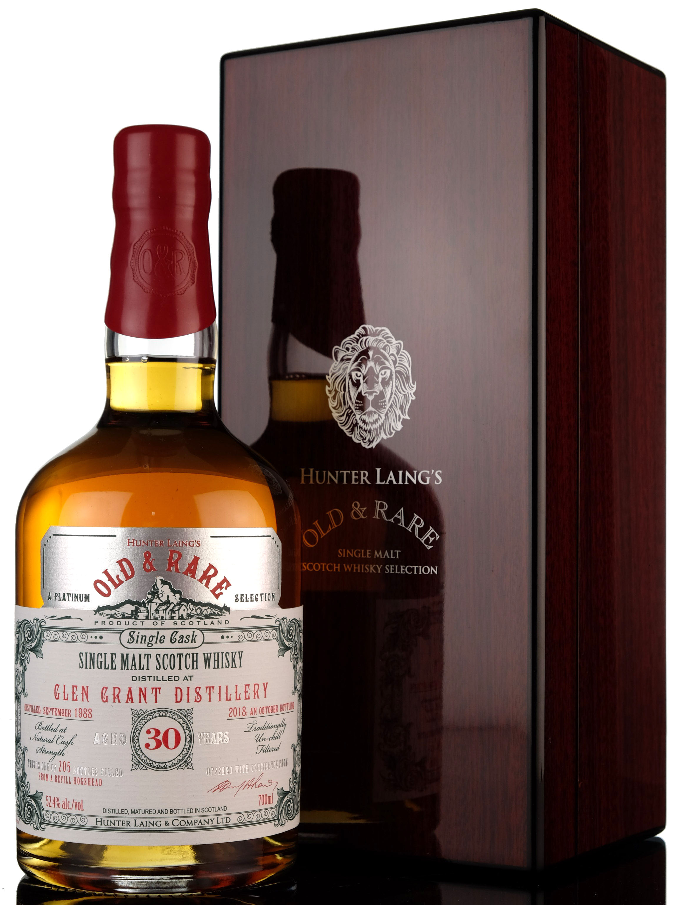 Glen Grant 1988-2018 - 30 Year Old - Hunter Laing - Old & Rare Platinum Selection