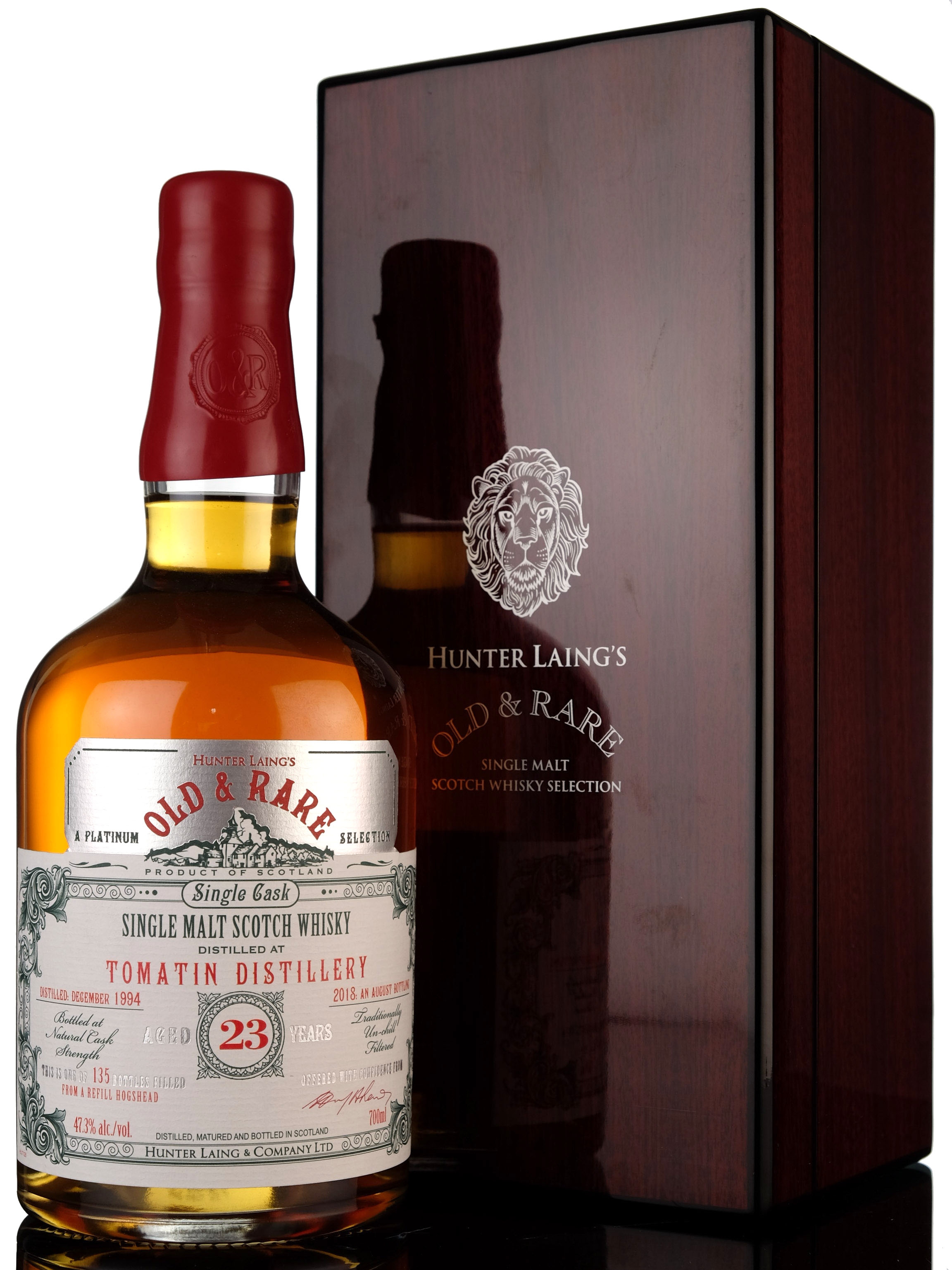 Tomatin 19942018 23 Year Old Hunter Laing Old Rare Platinum Selection
