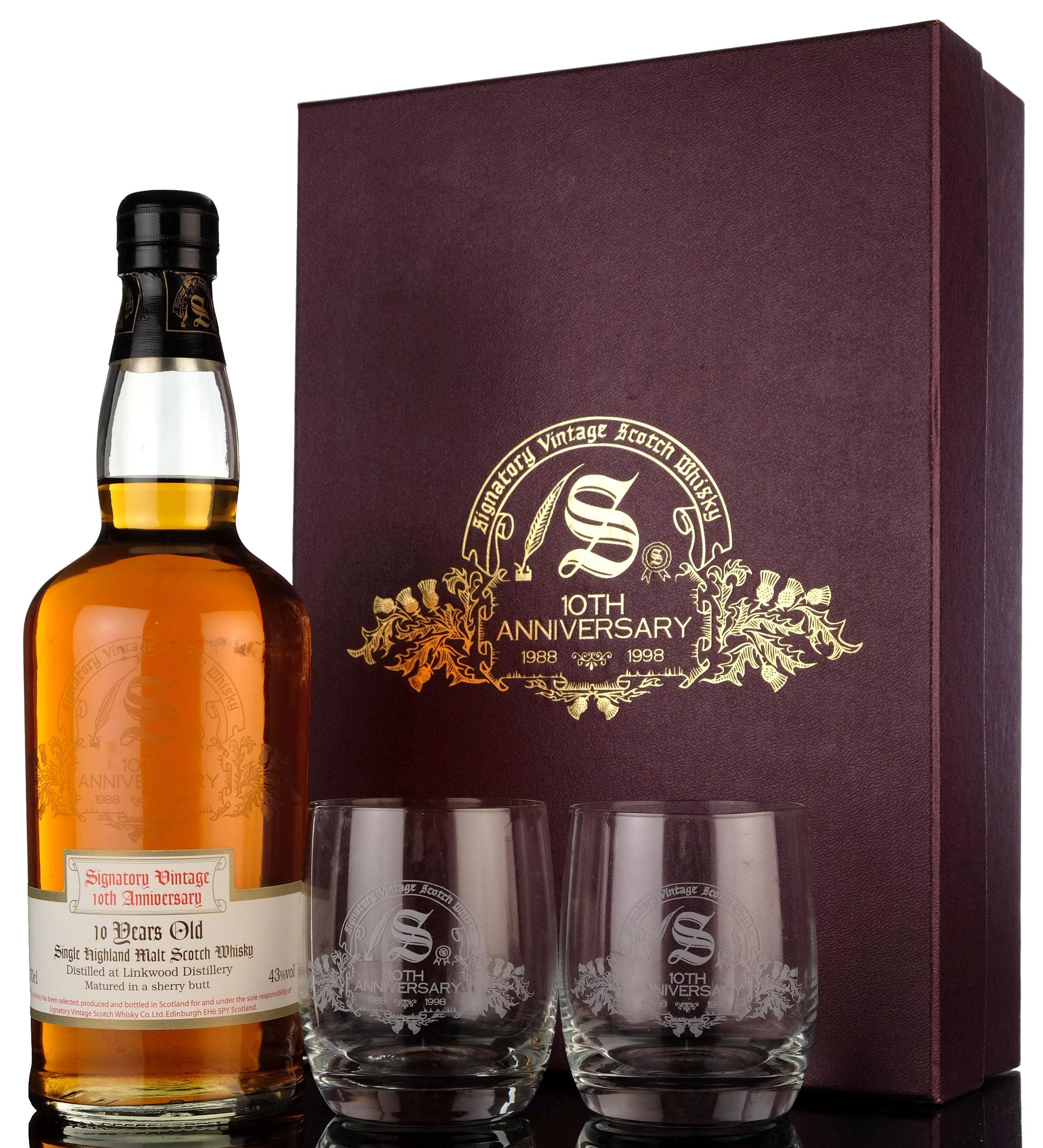 Linkwood 10th Anniversary Signatory Vintage Presentation Set
