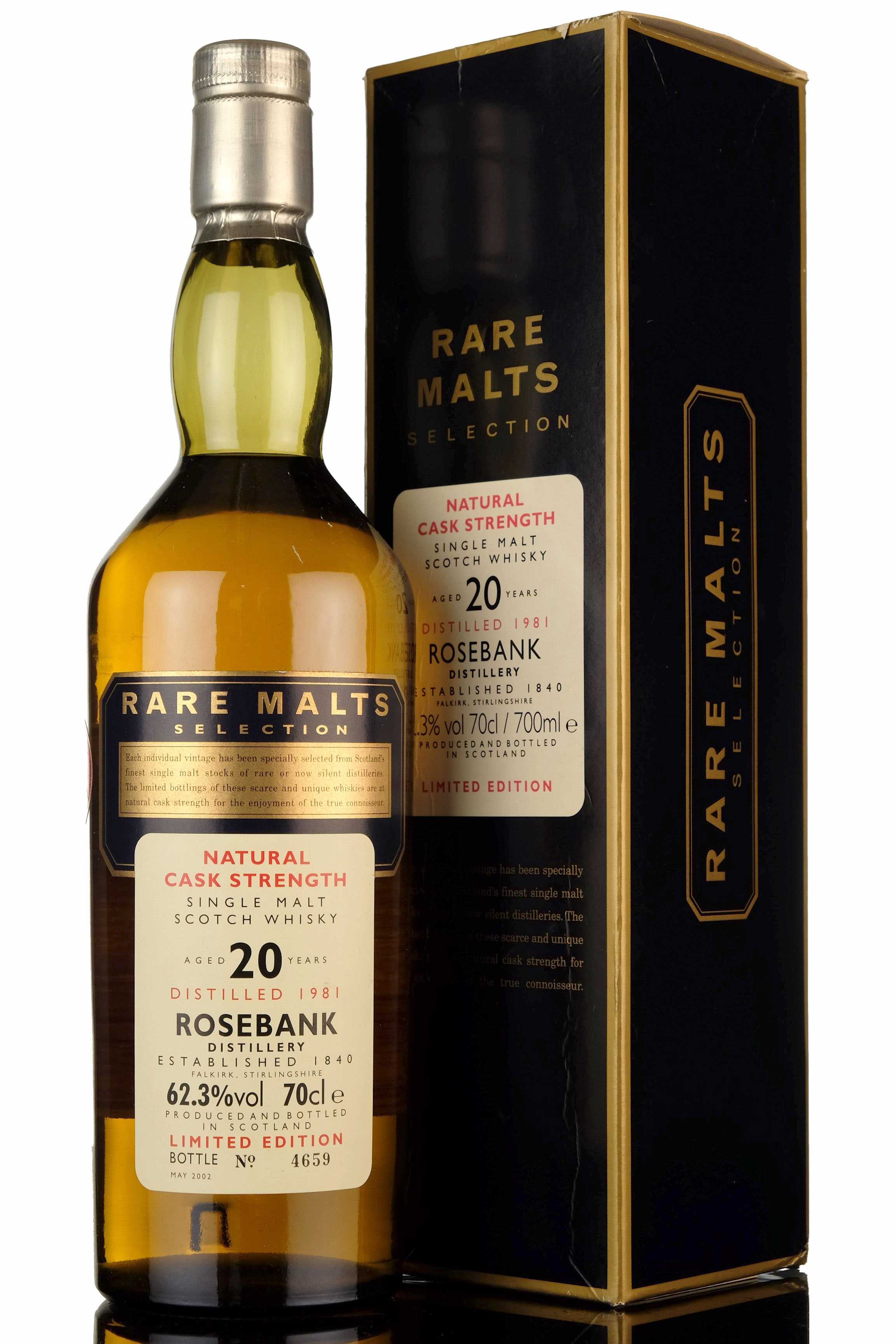 Rosebank 1981-2002 - 20 Year Old - Rare Malts 62.3%