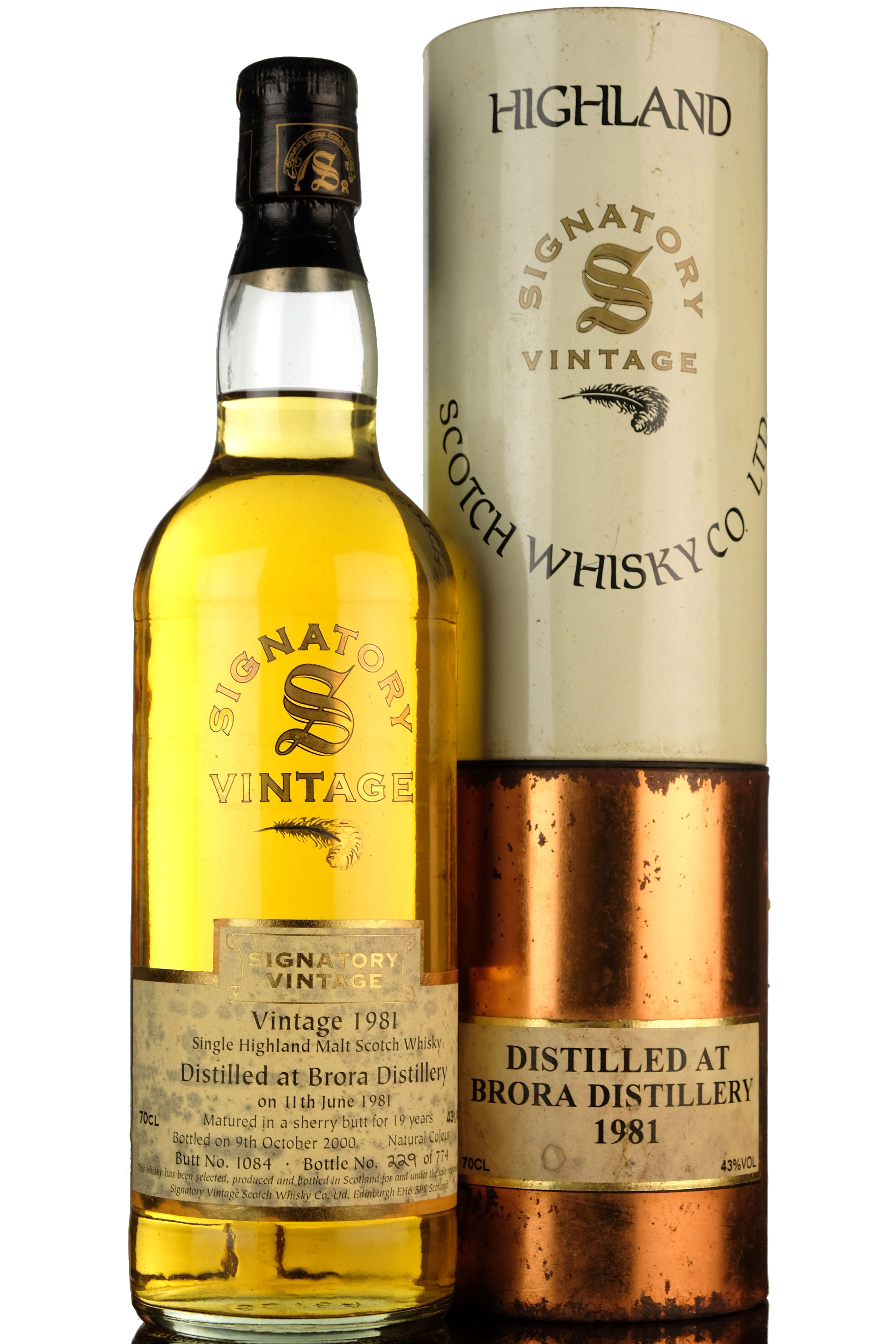 Brora 1981 - 2000 19 Signatory Vintage
