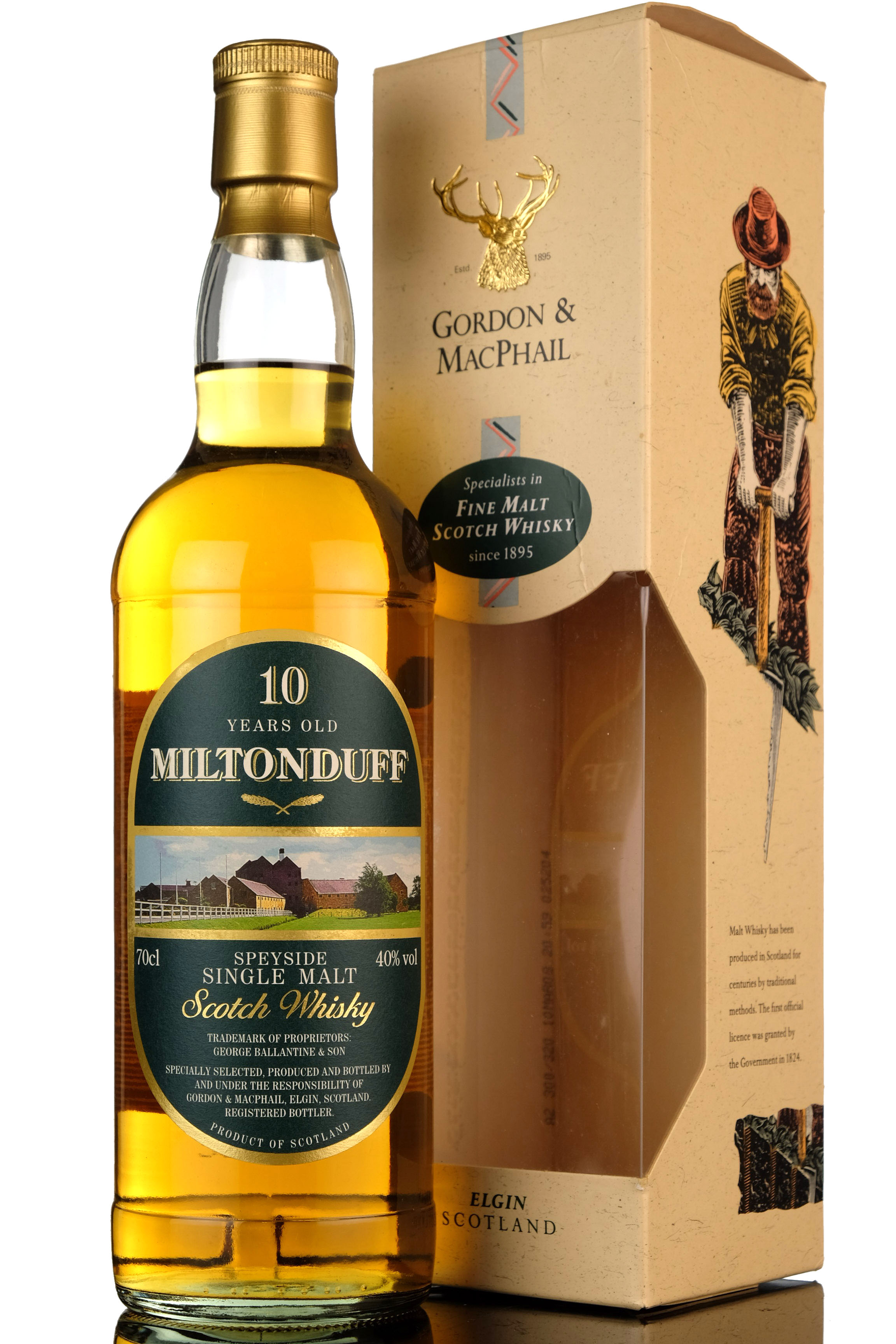 Miltonduff 10 Year Old - Gordon & MacPhail