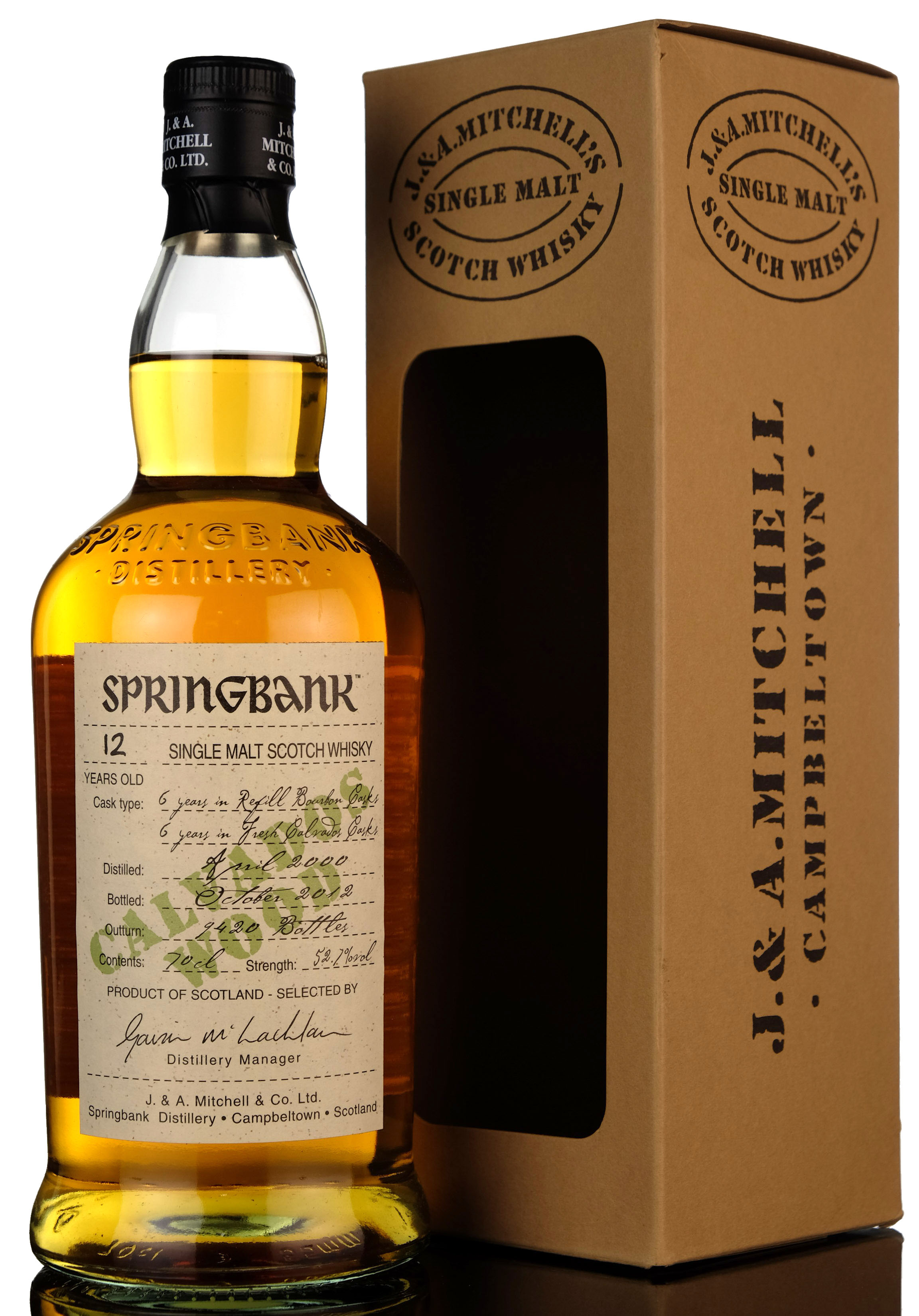 Springbank 2000-2012 - 12 Year Old - Calvados Wood