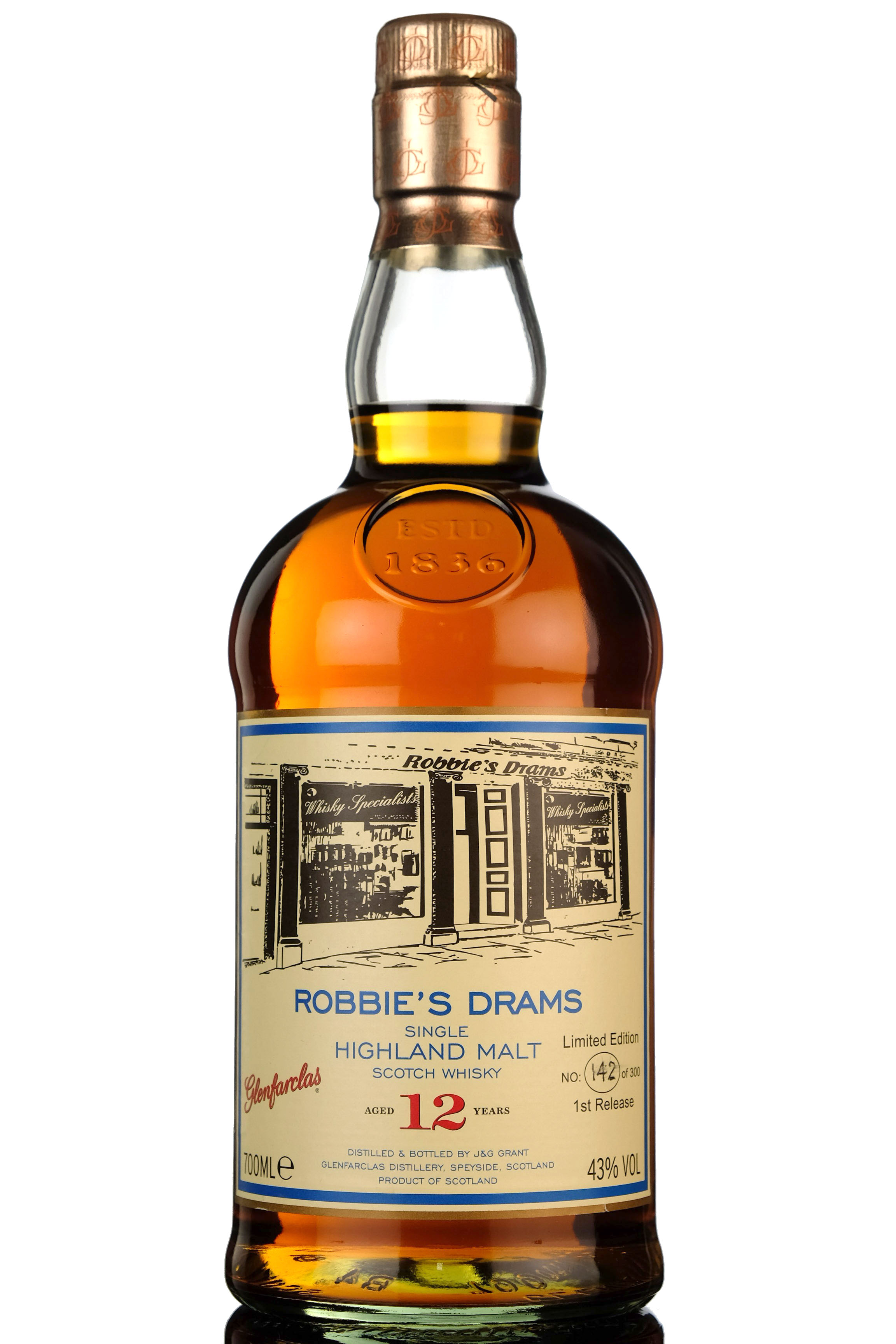 Glenfarclas 12 Year Old  Robbies Dram
