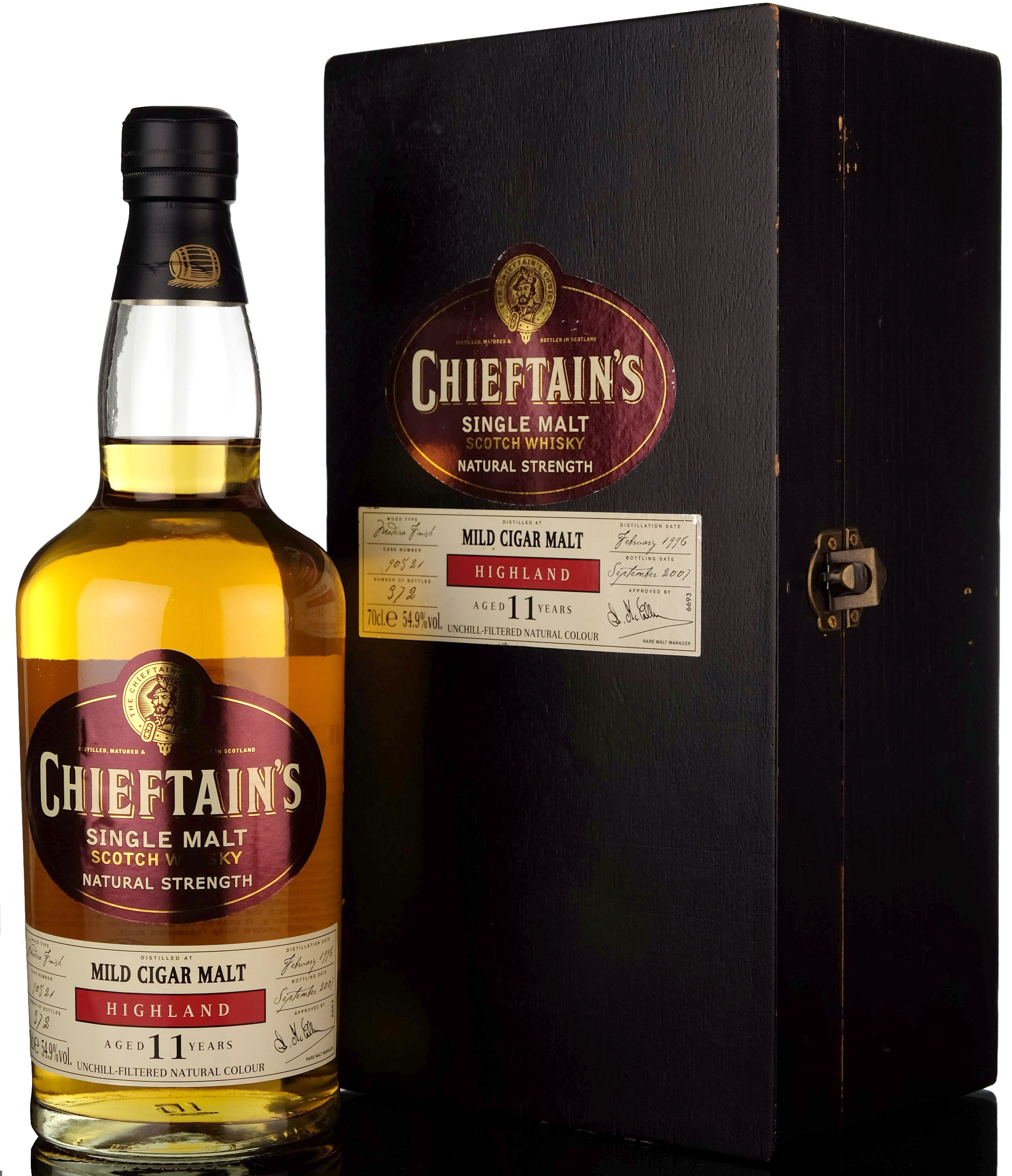 Mild Cigar Malt 1996-2007 - 11 Year Old - Chieftains