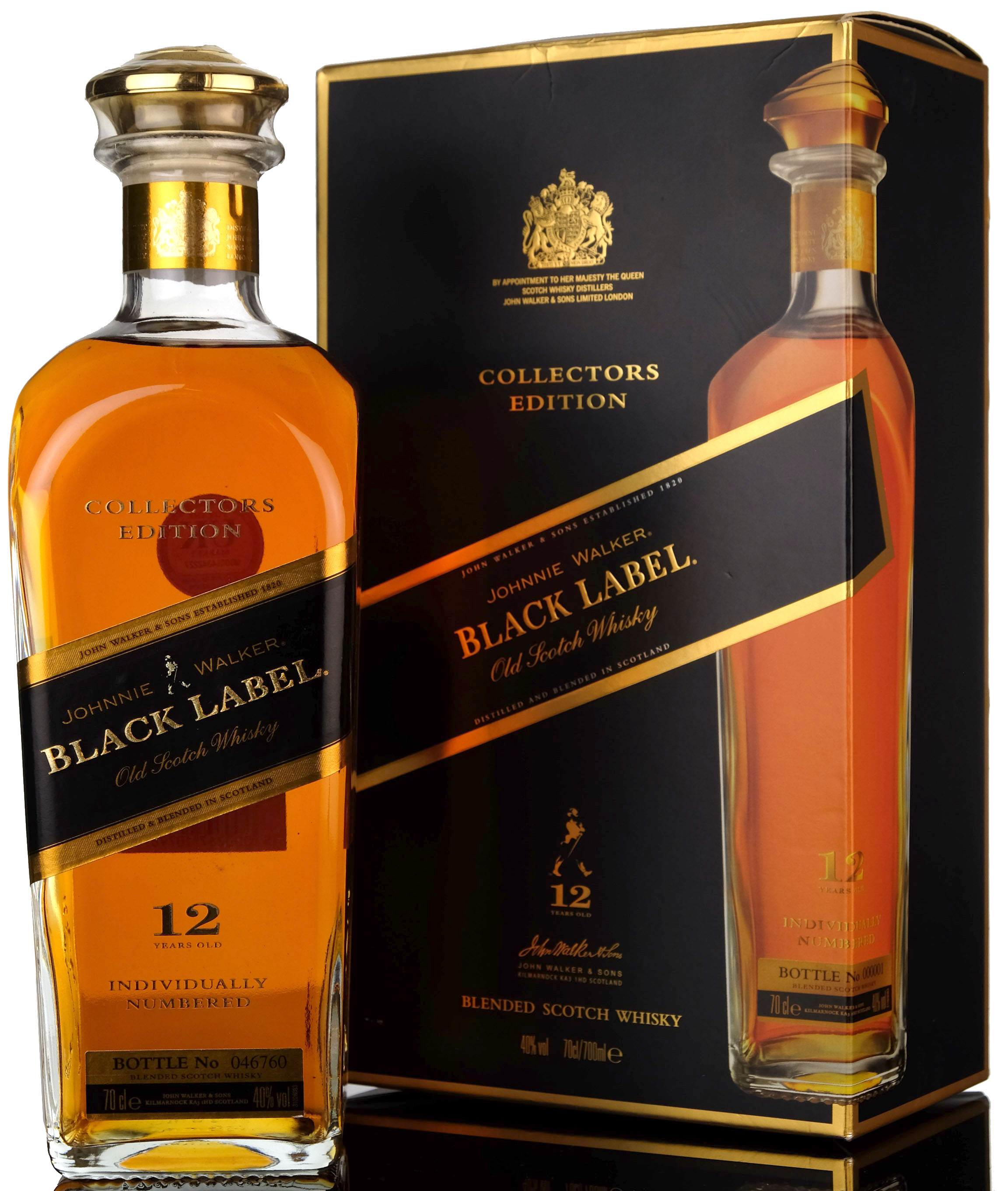Johnnie Walker 12 Year Old - Black Label - Collectors Edition