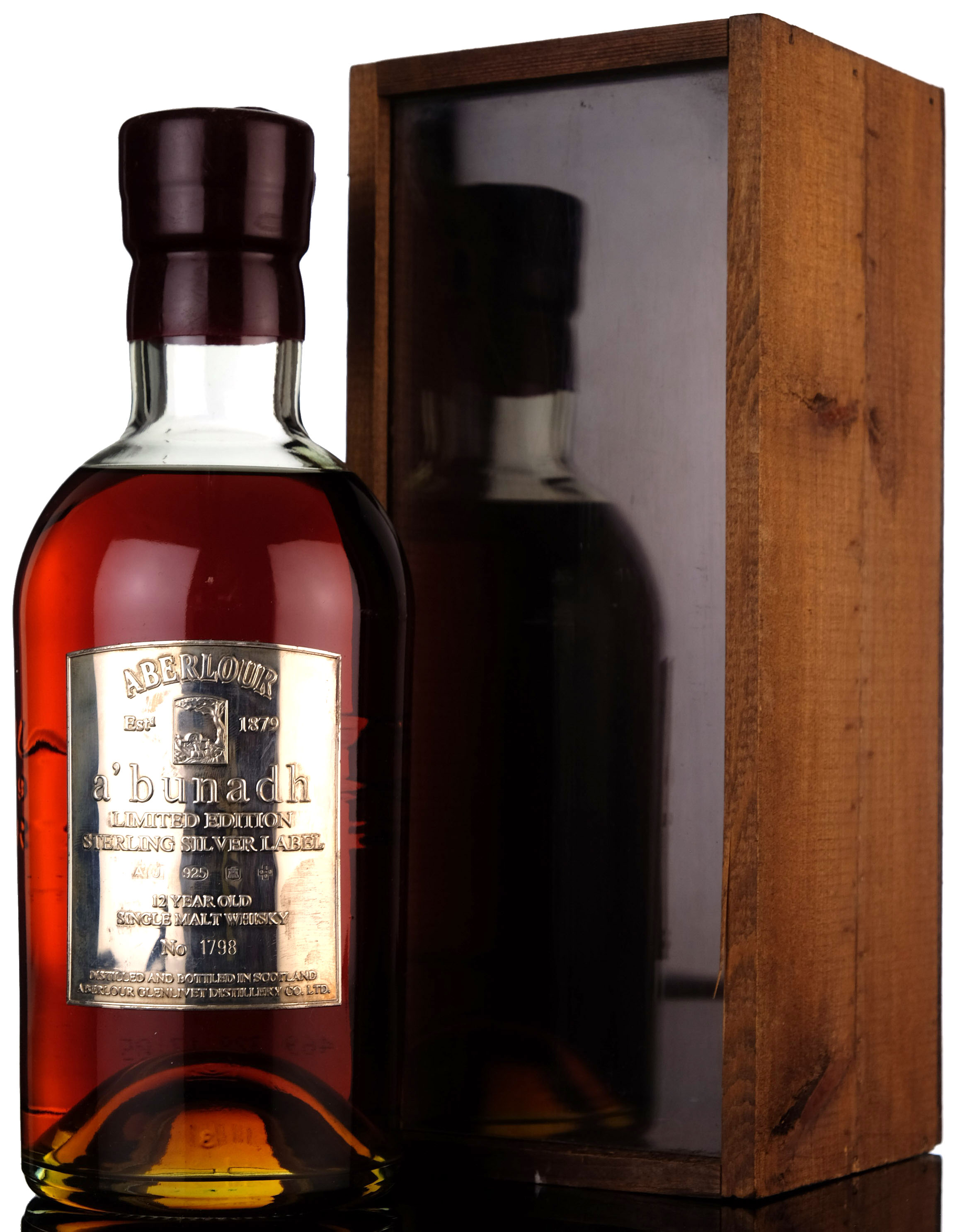Aberlour Abunadh - 12 Year Old - Sterling Silver Label