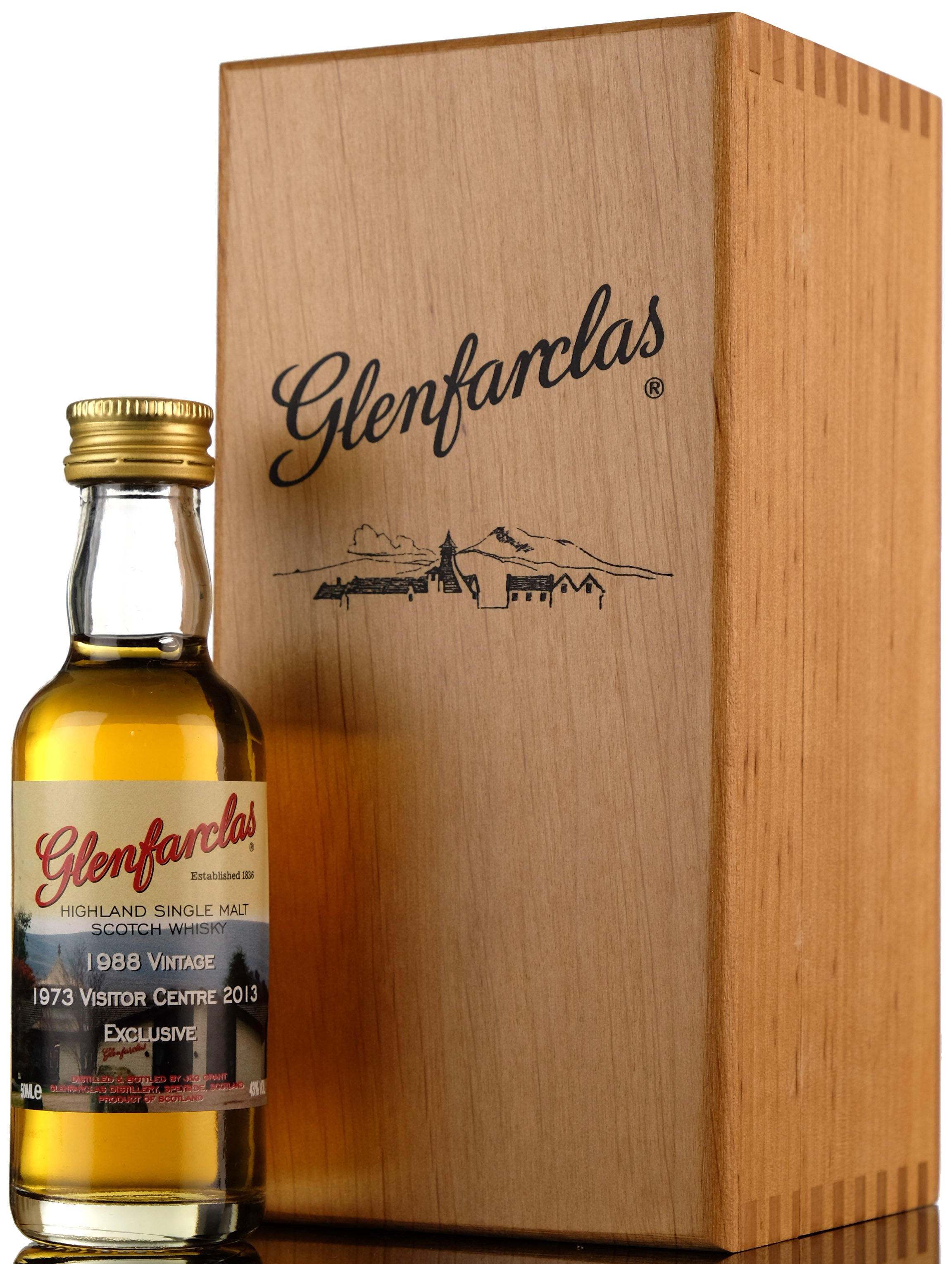 Glenfarclas 1973 Visitor Centre 2013 Exclusive Miniature