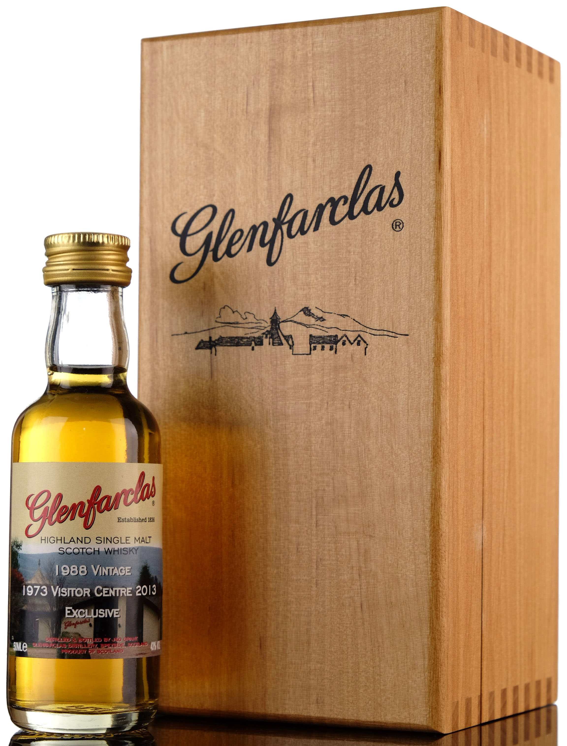 Glenfarclas 1973 Visitor Centre 2013 Exclusive Miniature