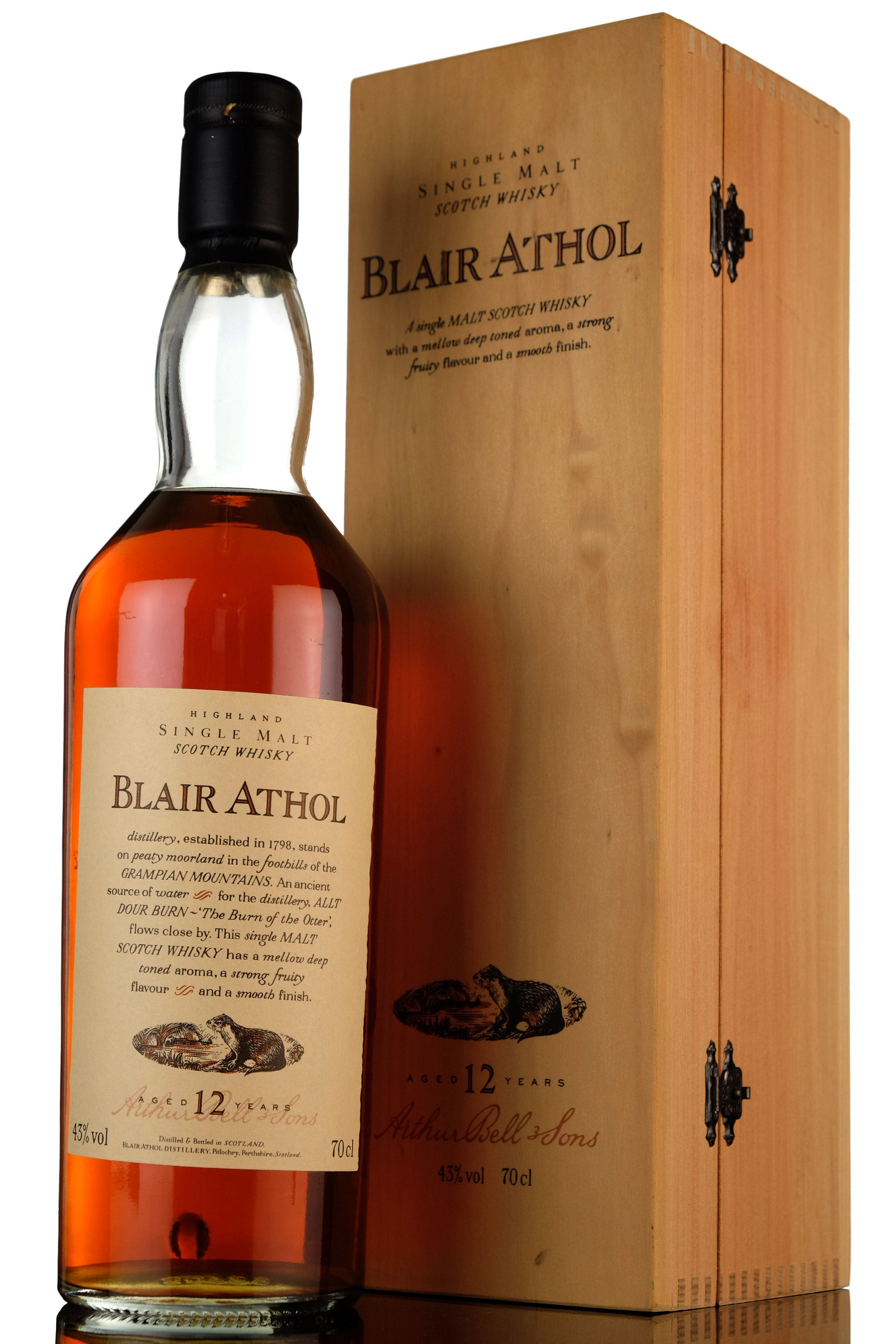 Blair Athol 12 Year Old - Flora & Fauna - Wooden Box