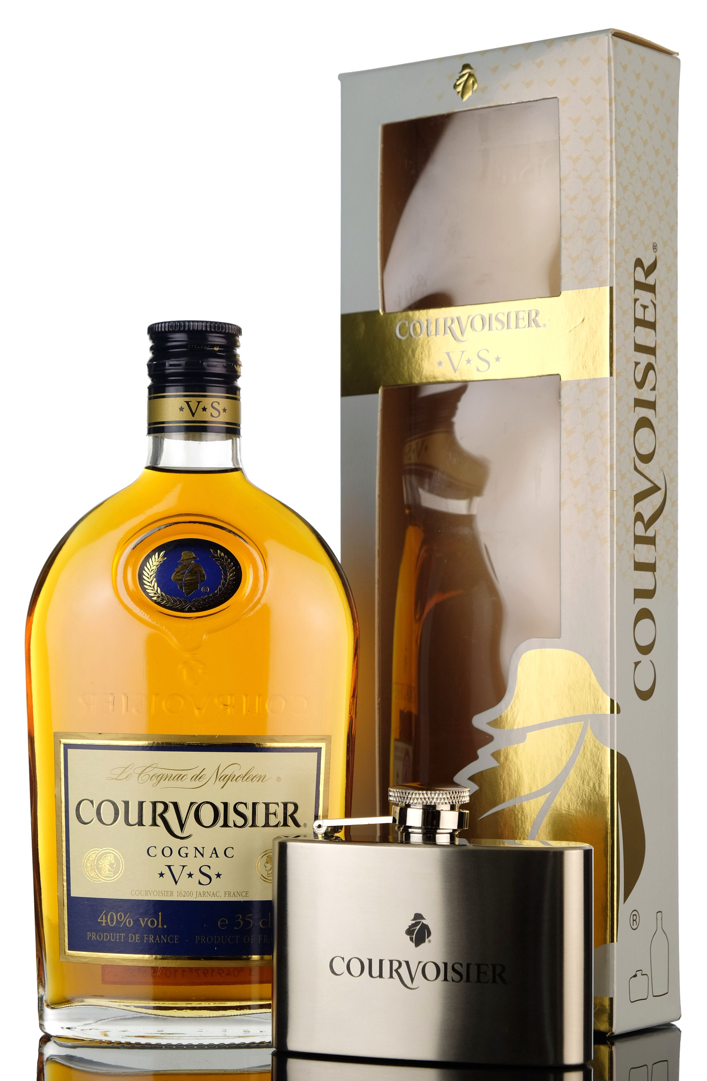 Courvoisier VS Cognac - Presentation Set - Half Bottle