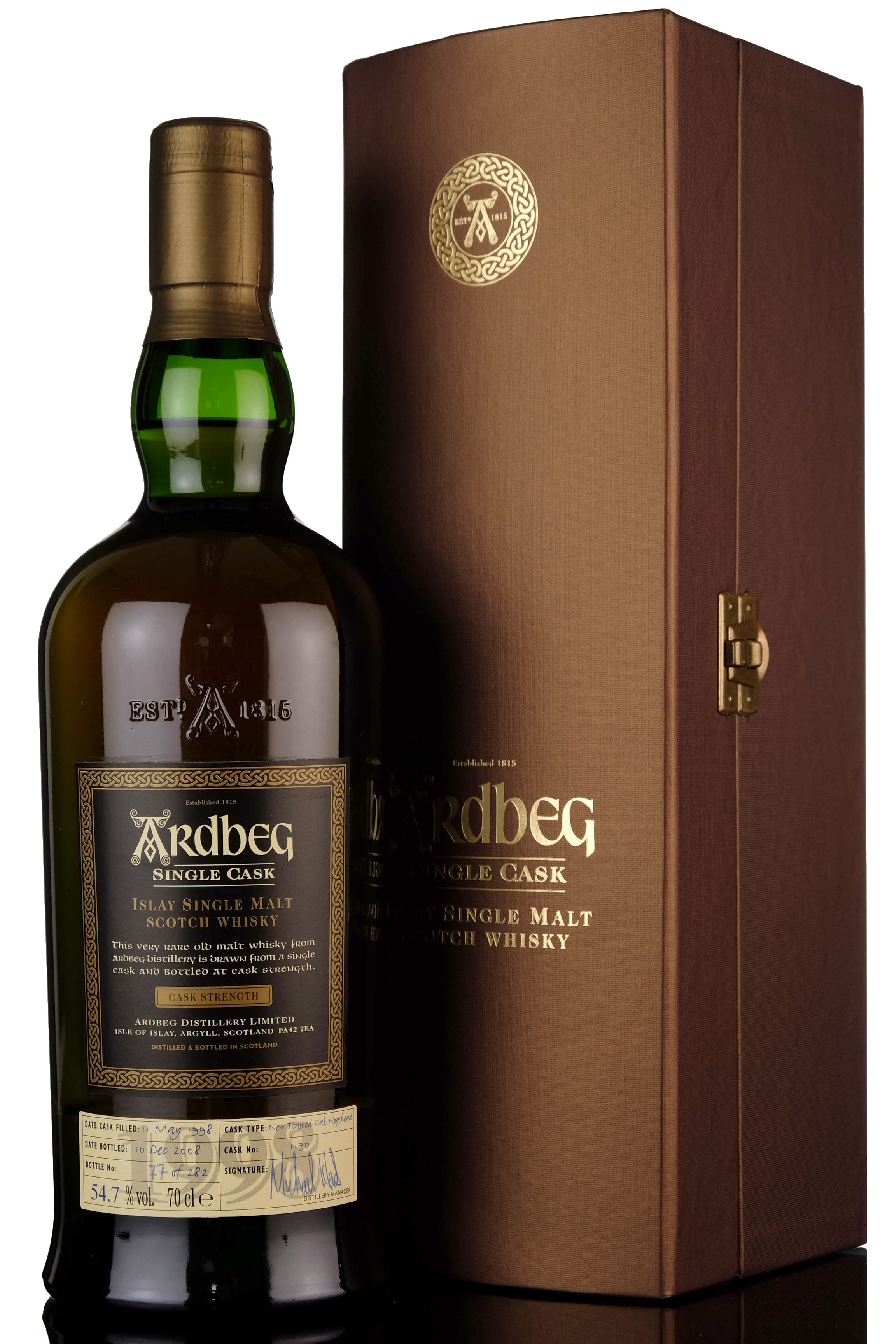 Ardbeg 1998-2008 - Single Cask 1190