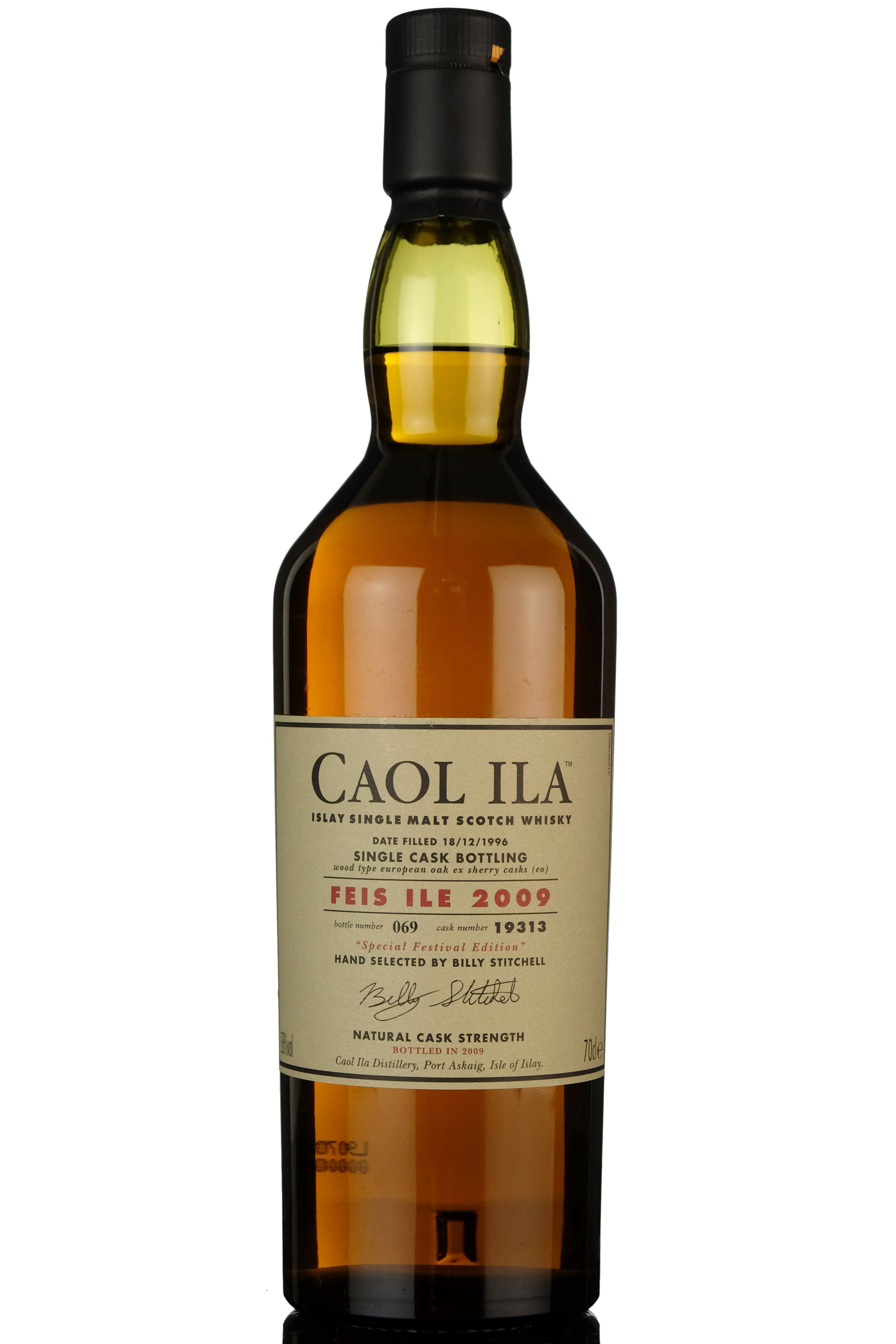 Caol Ila 1996 - Festival 2009 - Single Cask 19313