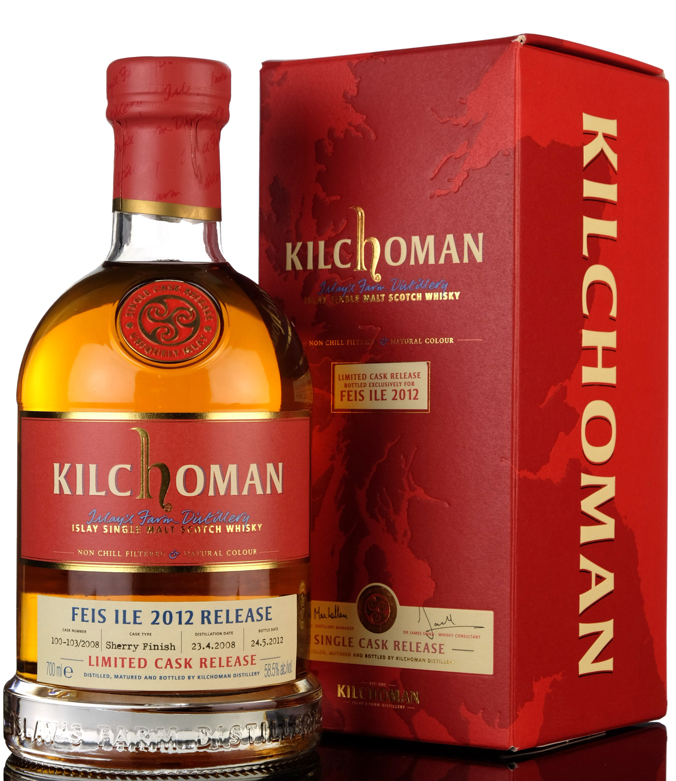 Kilchoman 2008  Festival 2012  Casks 100103
