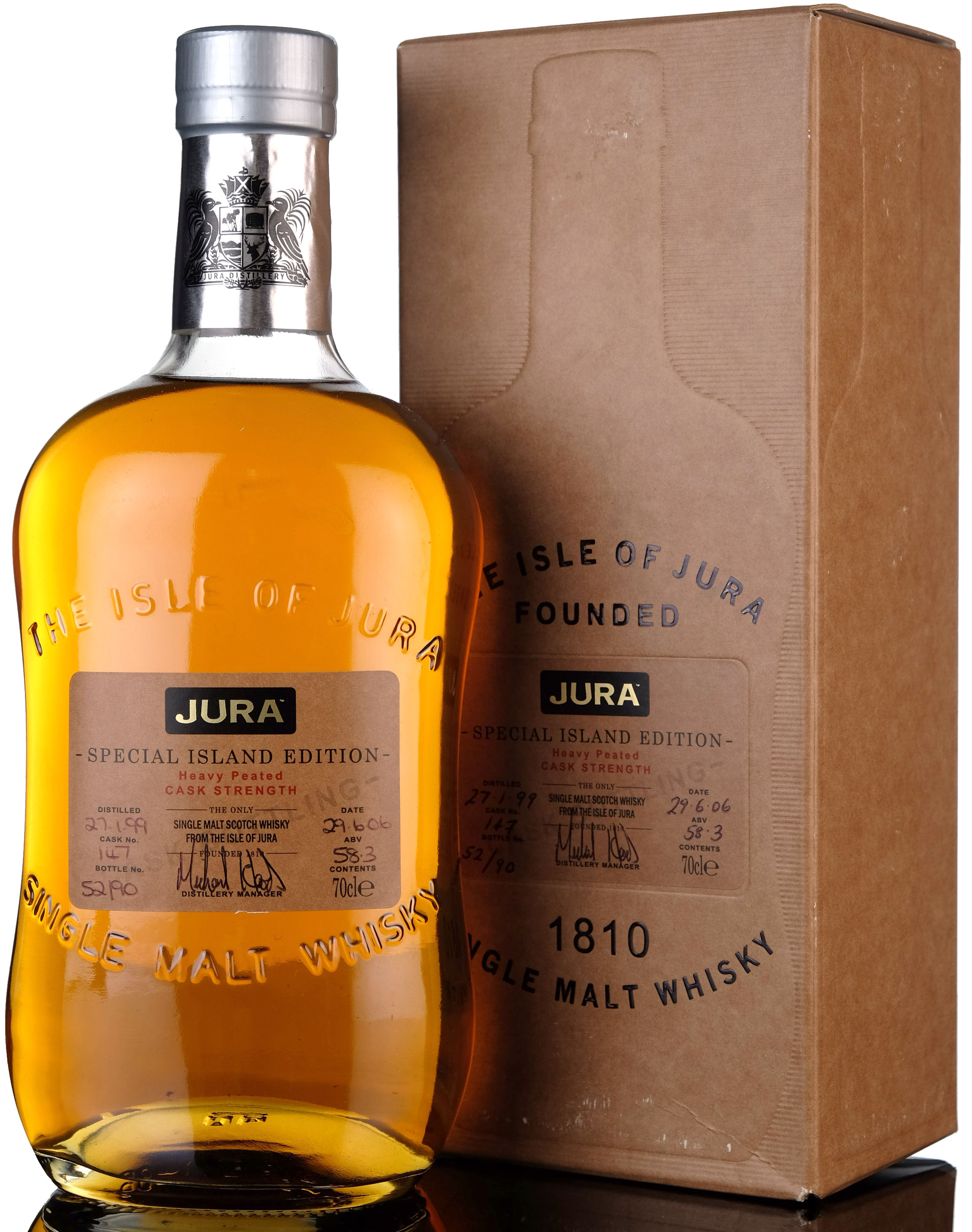 Isle Of Jura 1999 - 2006 - Cask Strength - Cask 147