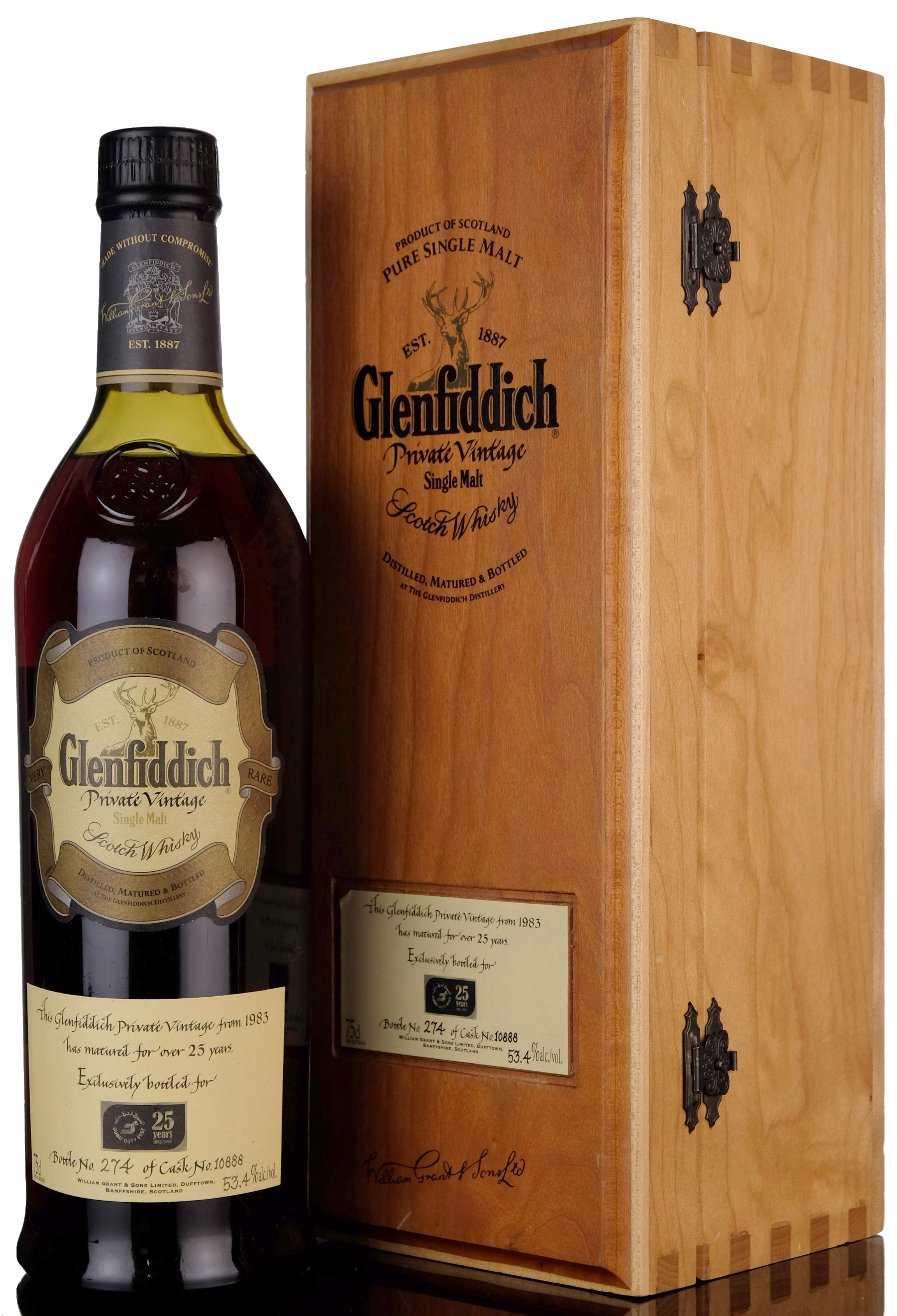 Glenfiddich 1983 25 Year Old Private Vintage Single Cask 10888