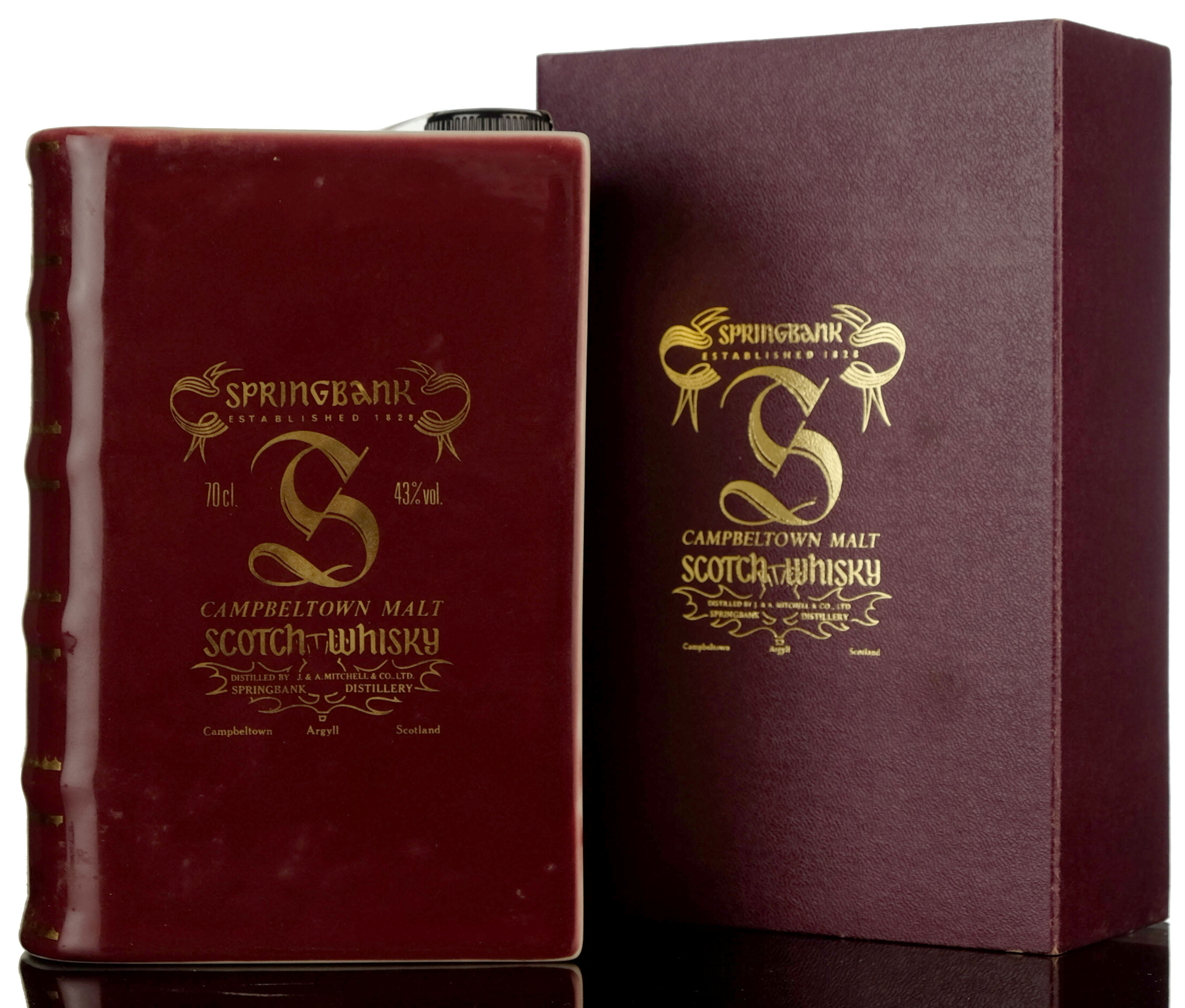Springbank 10 Year Old - Ceramic Book