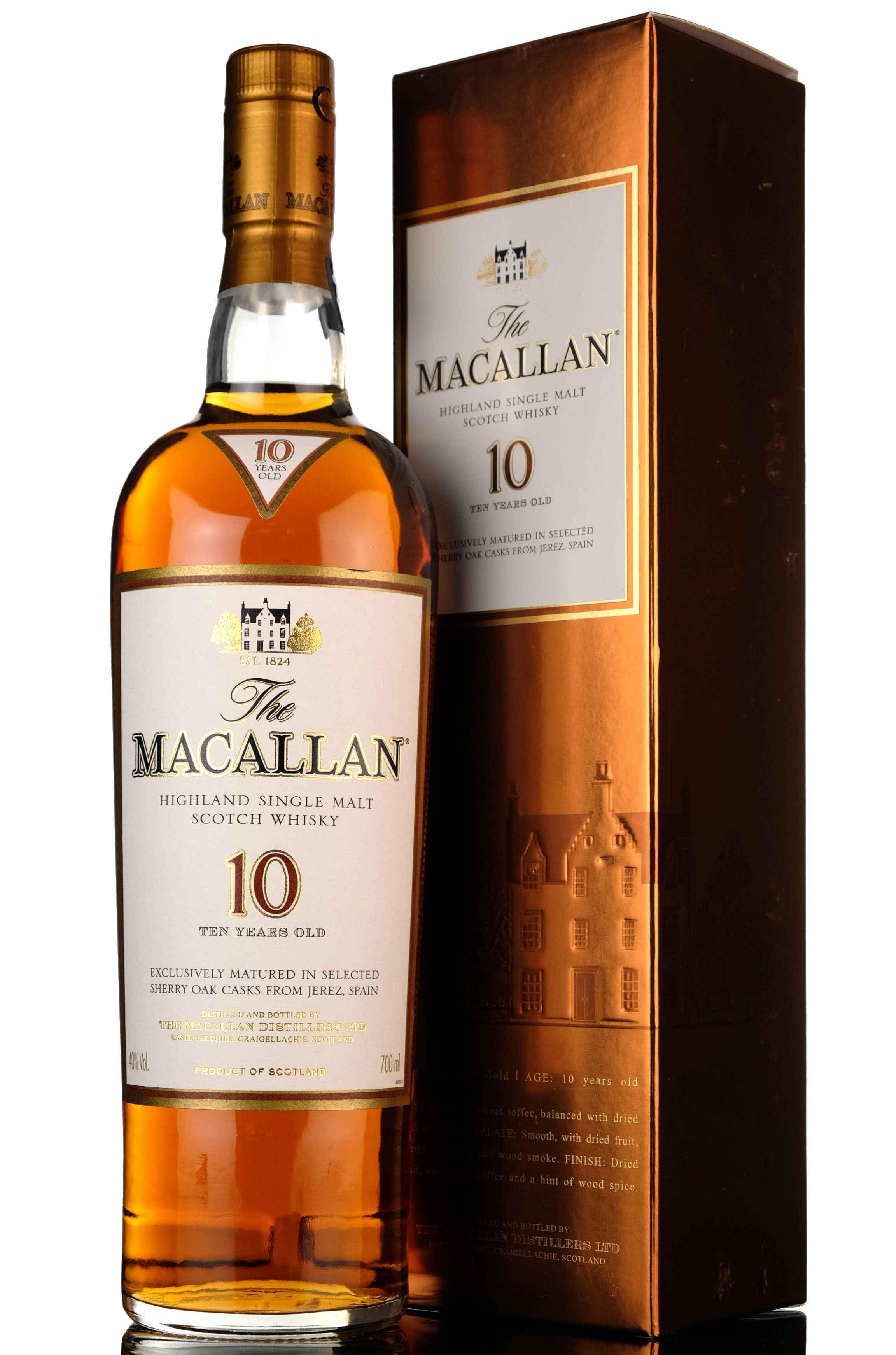 Macallan 10 Year Old - Sherry Casks - Mid 2000s