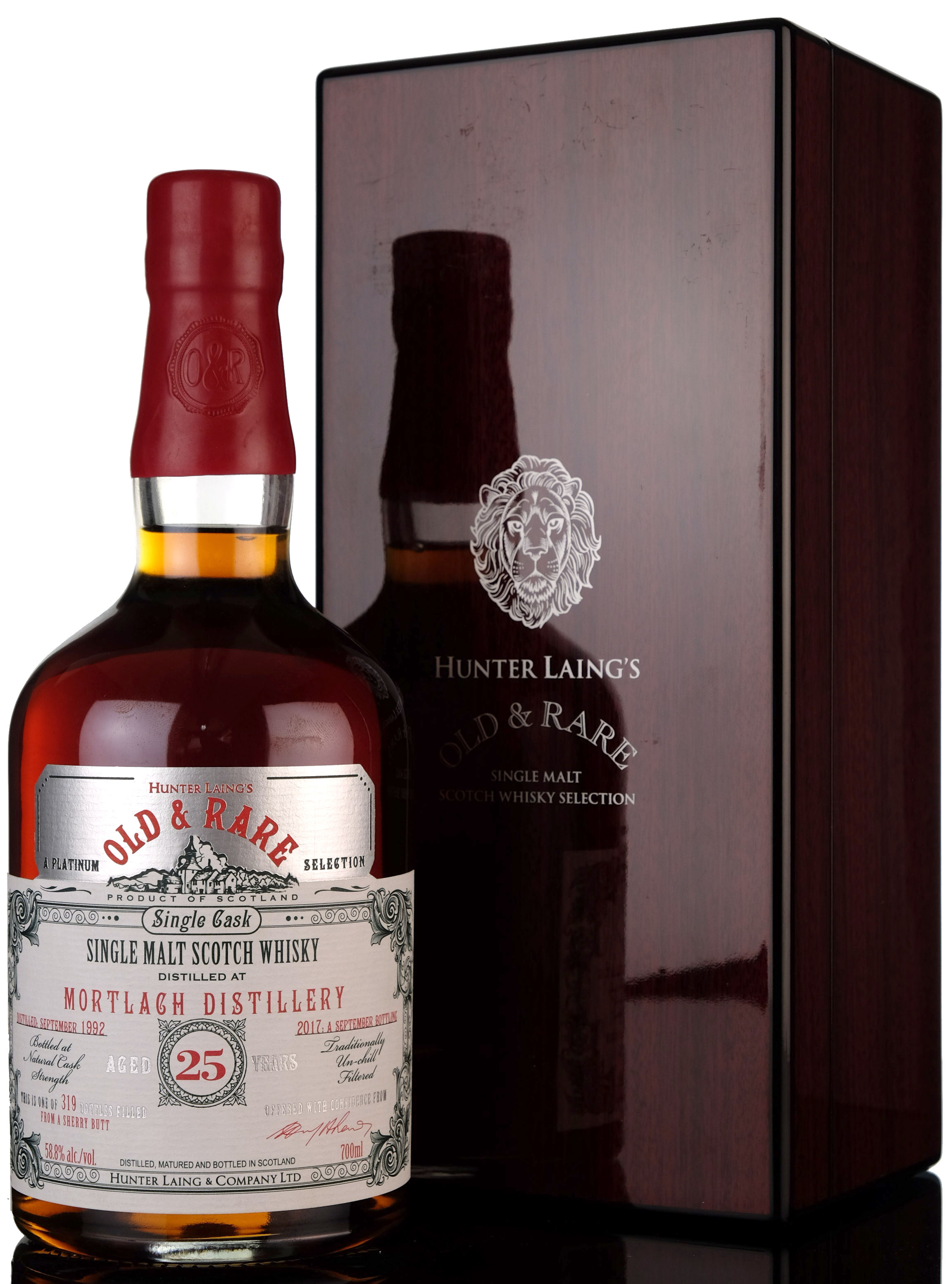 Mortlach 19922017 25 Year Old Hunter Laing Old Rare Platinum Selection