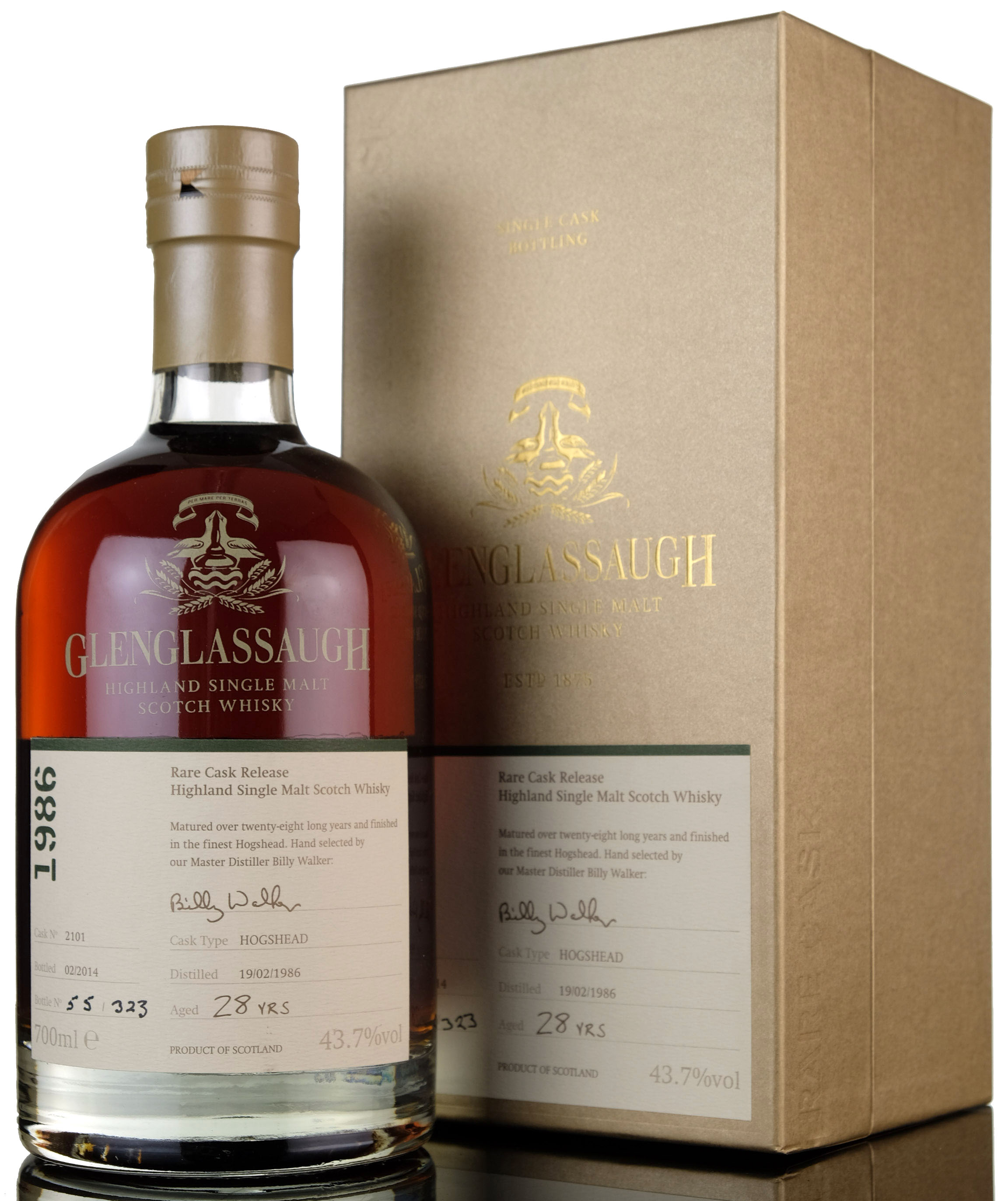 Glenglassaugh 1986-2014 - 28 Year Old - Single Cask 2101
