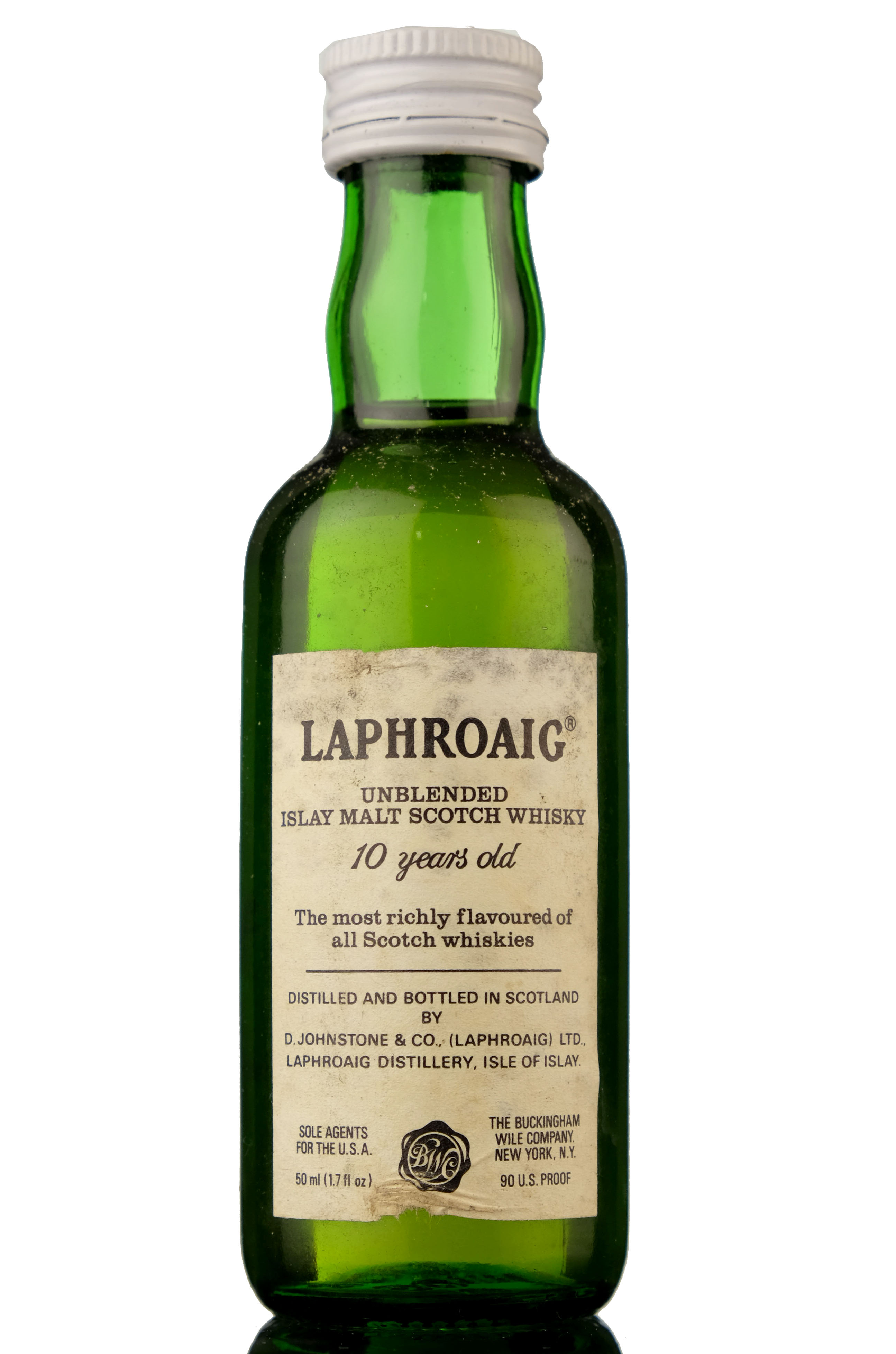 Laphroaig 10 Year Old - Unblended Miniature