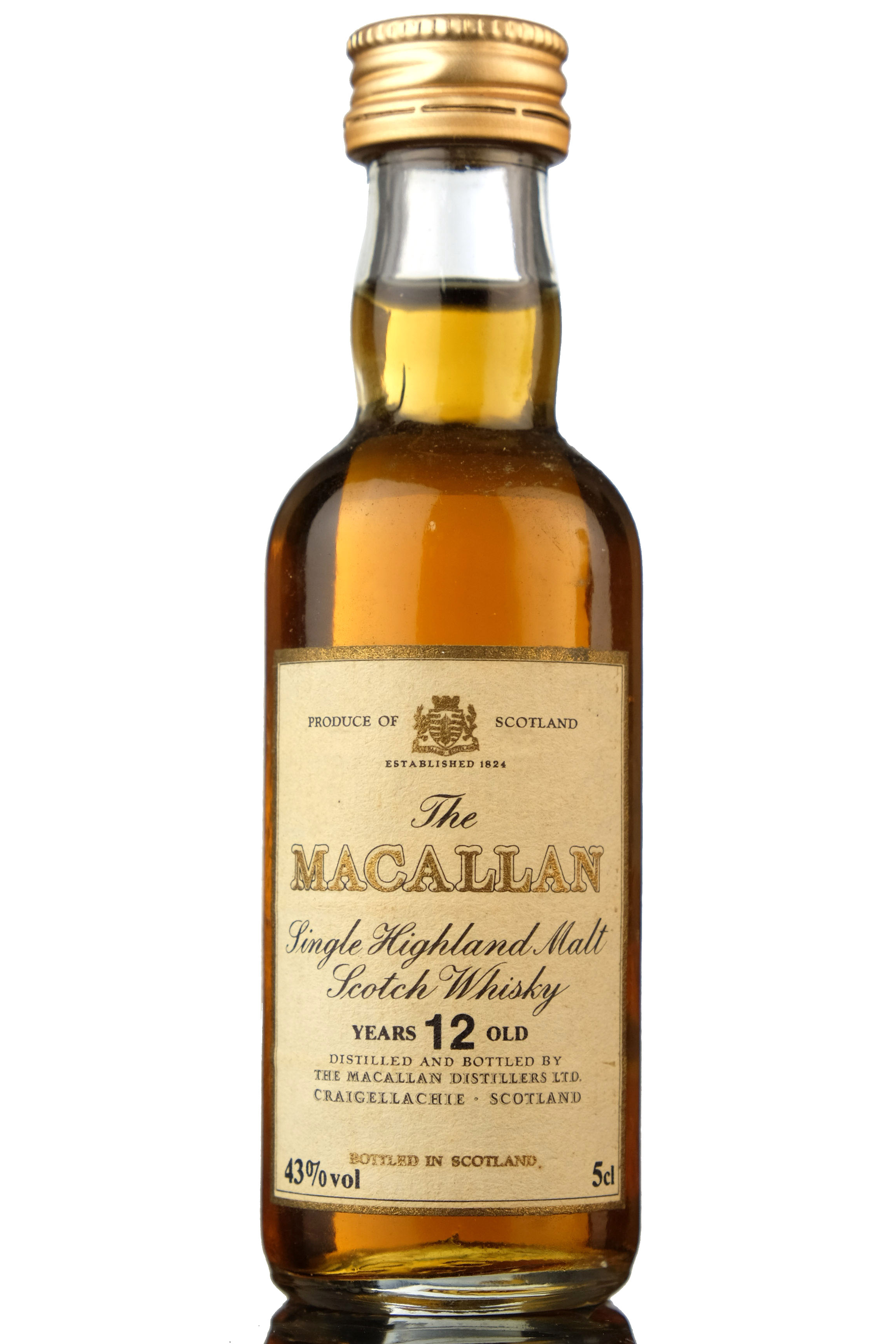 Macallan 12 Year Old Miniature